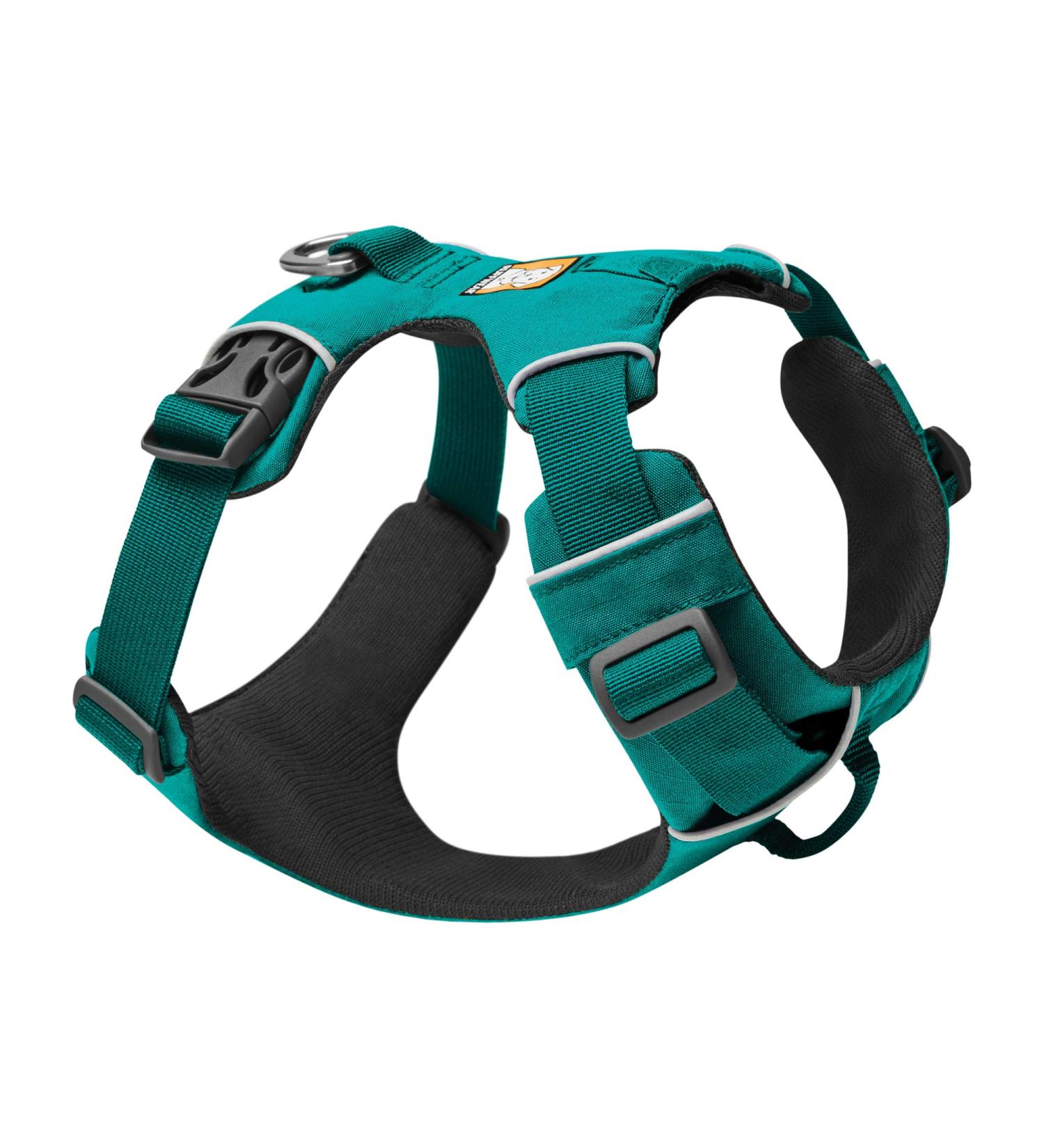 Ruffwear Front Range Dog Harness XXS - Reflective Adjustable & Comfortable for Daily Walks - No Pulling Aurora Teal - Buy Online on SooperMarket.com