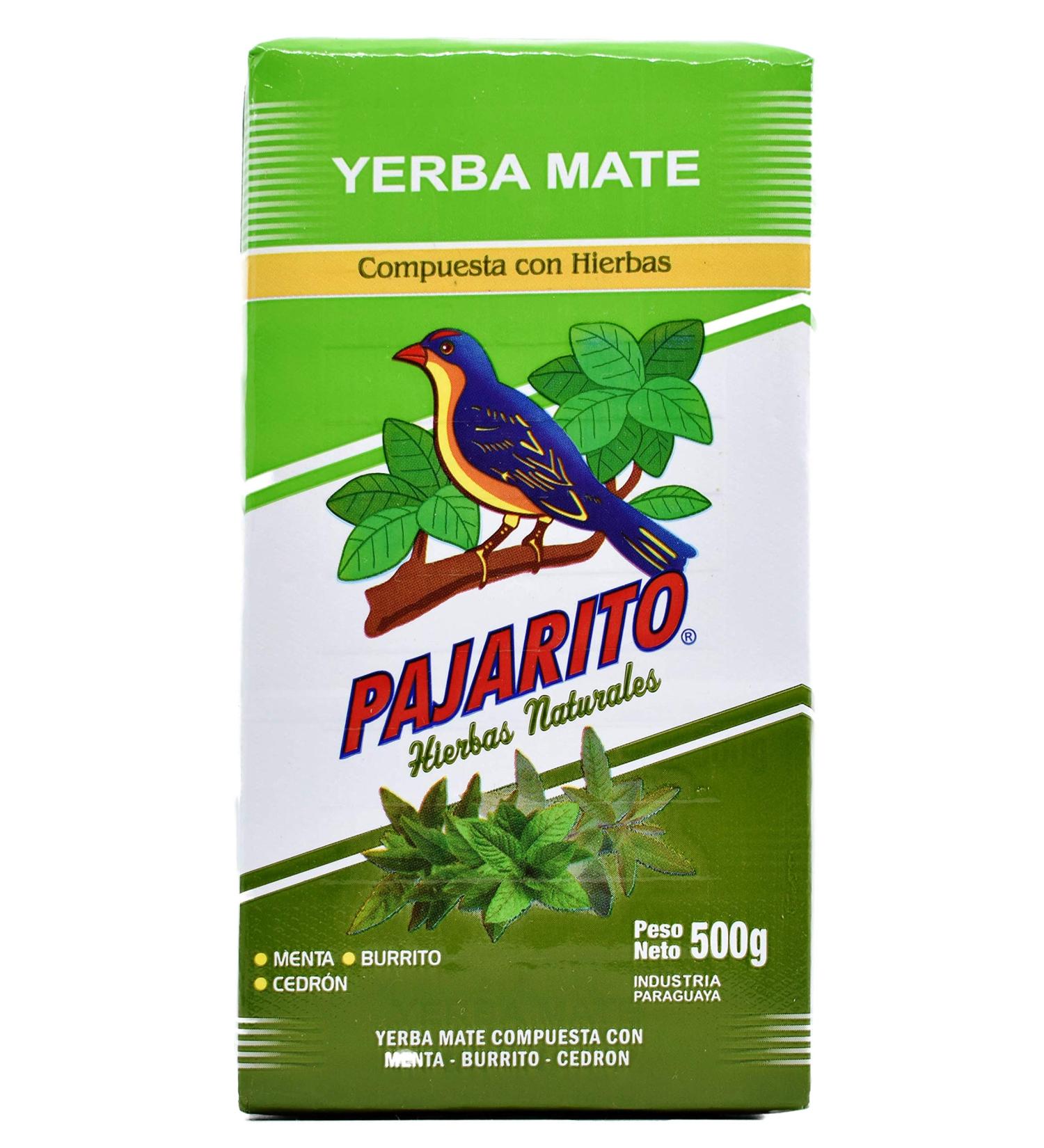 Yerba Mate Pajarito Aromatic/Compuesta Hierbas 500g - Premium Blend | [Your Company Name] - Buy Online on SooperMarket.com