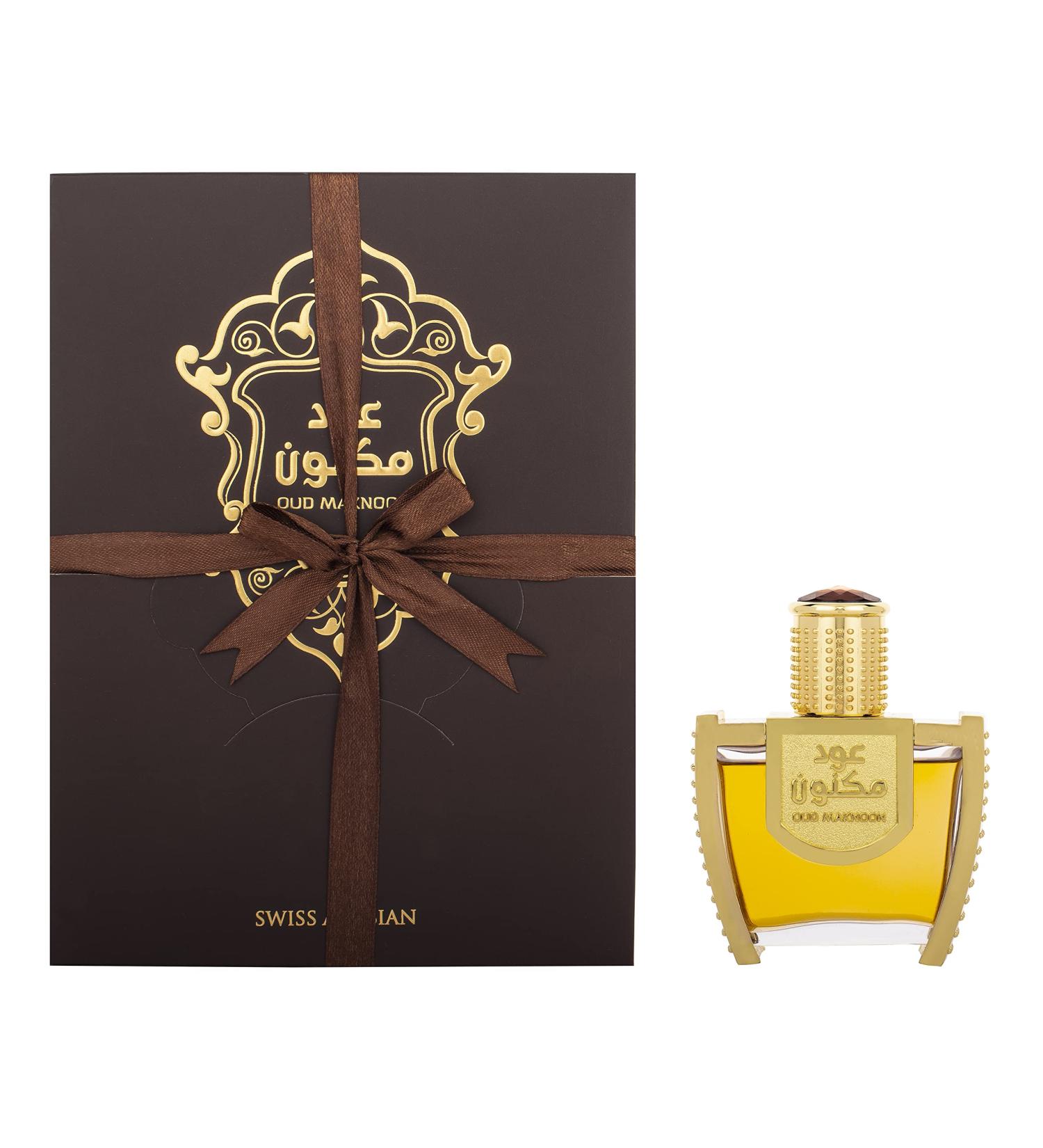 Swiss Arabian Oud Maknoon - Luxury Products From Dubai - Long Lasting Addictive Personal EDP Spray Fragrance - Seductive Signature Aroma - 1.5 Oz - Buy Online on SooperMarket.com