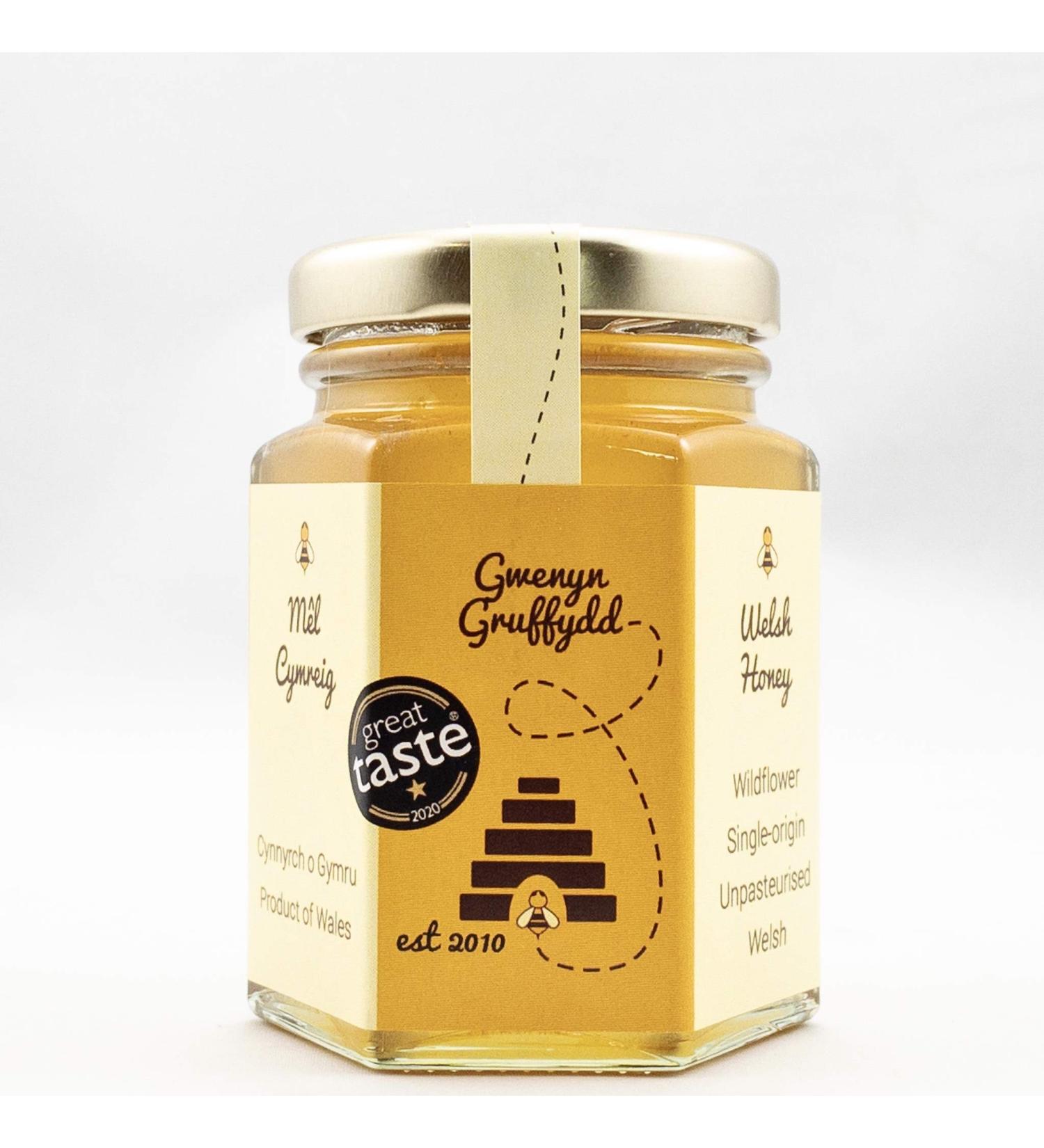 M l Gwenyn Gruffydd Local 100% Pure Natural Welsh British Blossom Unpasteurised Honey 142g Directly from Beekeeper - Buy Online on SooperMarket.com