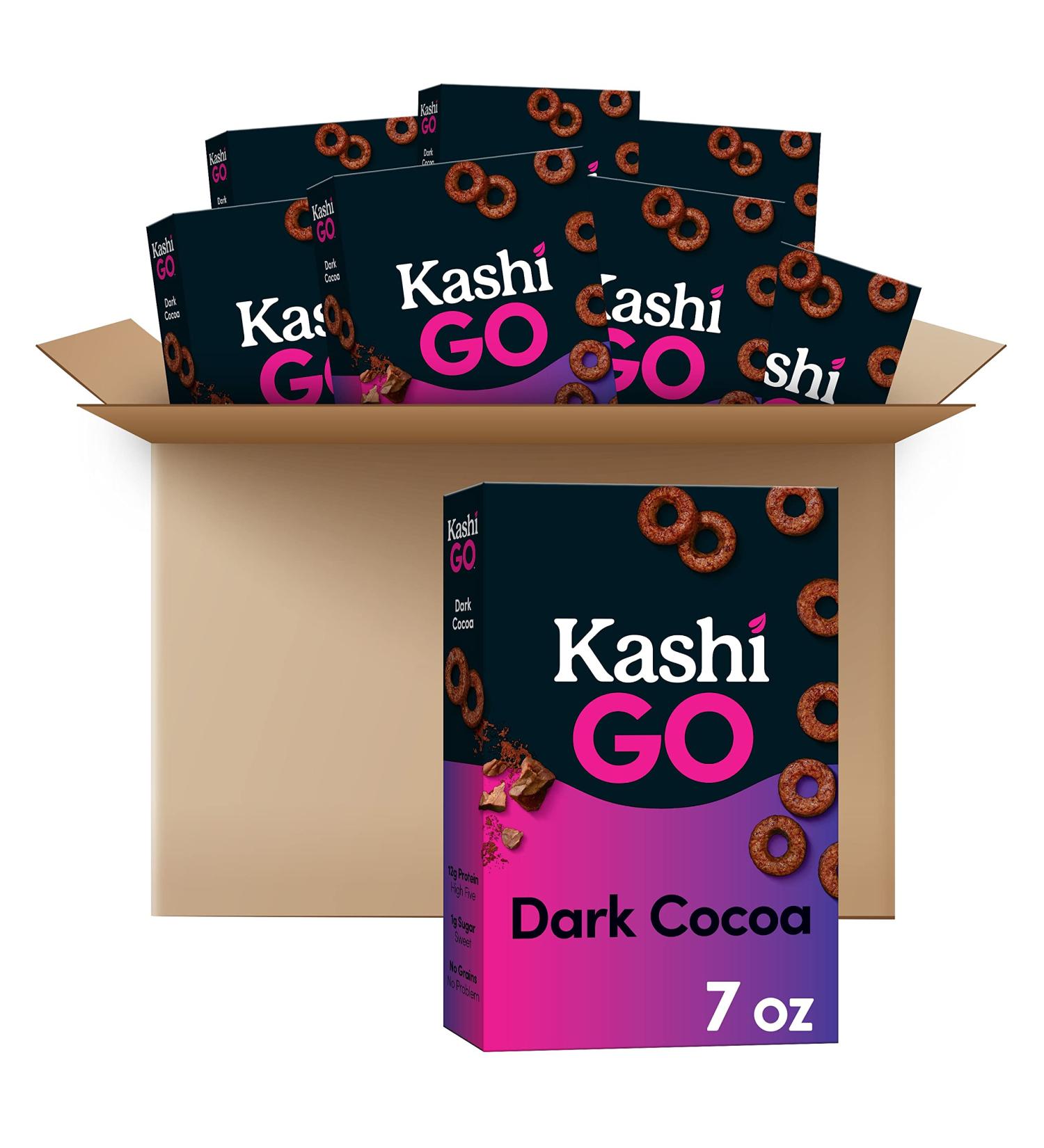 Kashi GO Breakfast Cereal  Vegan Protein  Keto Friendly Cereal  Dark Cocoa  56 Oz Case (Pack of 8) - Buy Online on SooperMarket.com