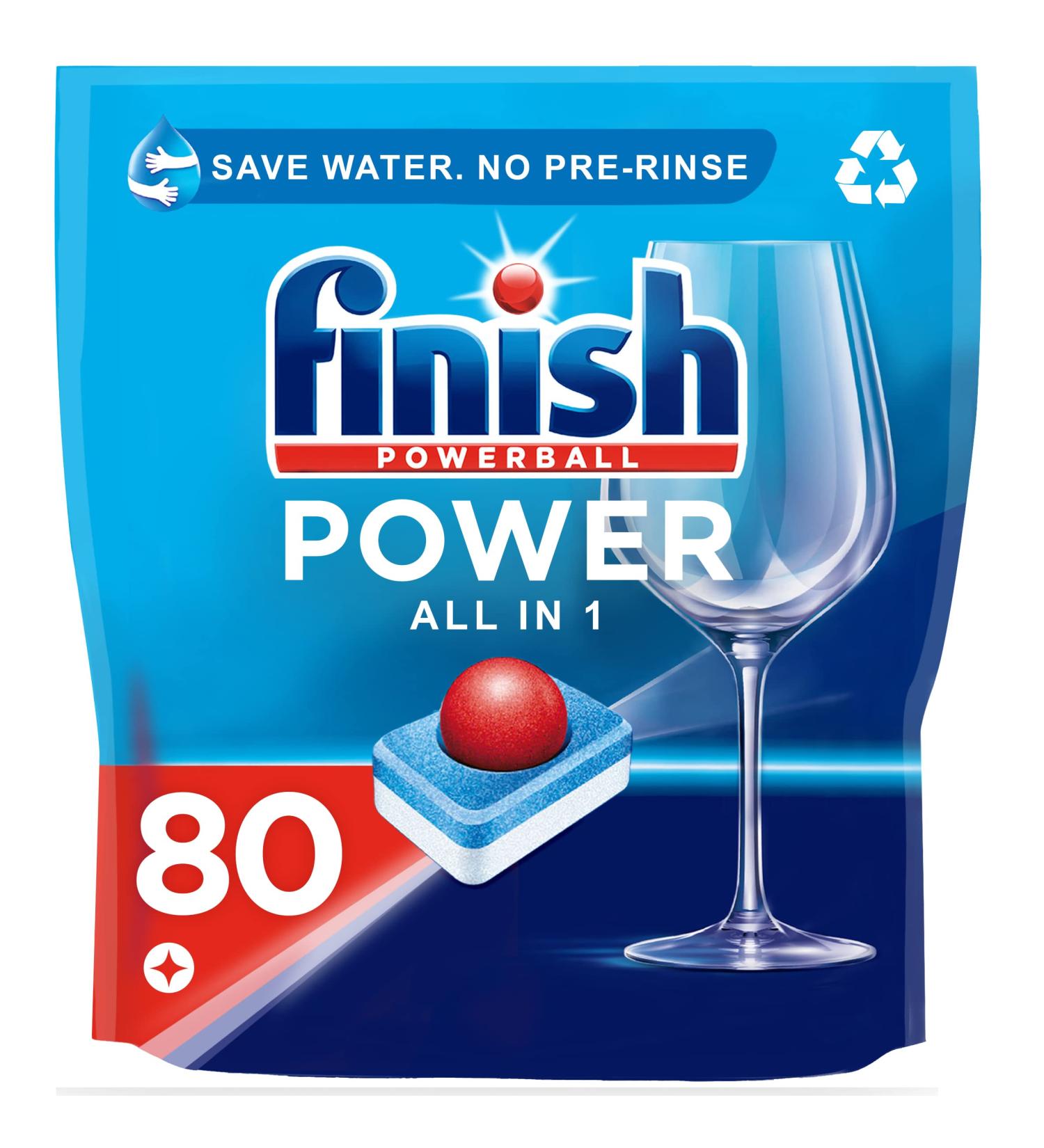 Finish All in 1 Max Dishwasher Tablets Original 80 Count - Pack of 1 - Buy Online on SooperMarket.com