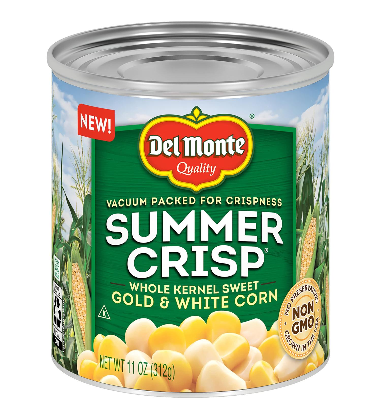 Del Monte Summer Crisp Whole Kernel Gold & White Corn 11oz - Pack of 12 - Buy Online on SooperMarket.com