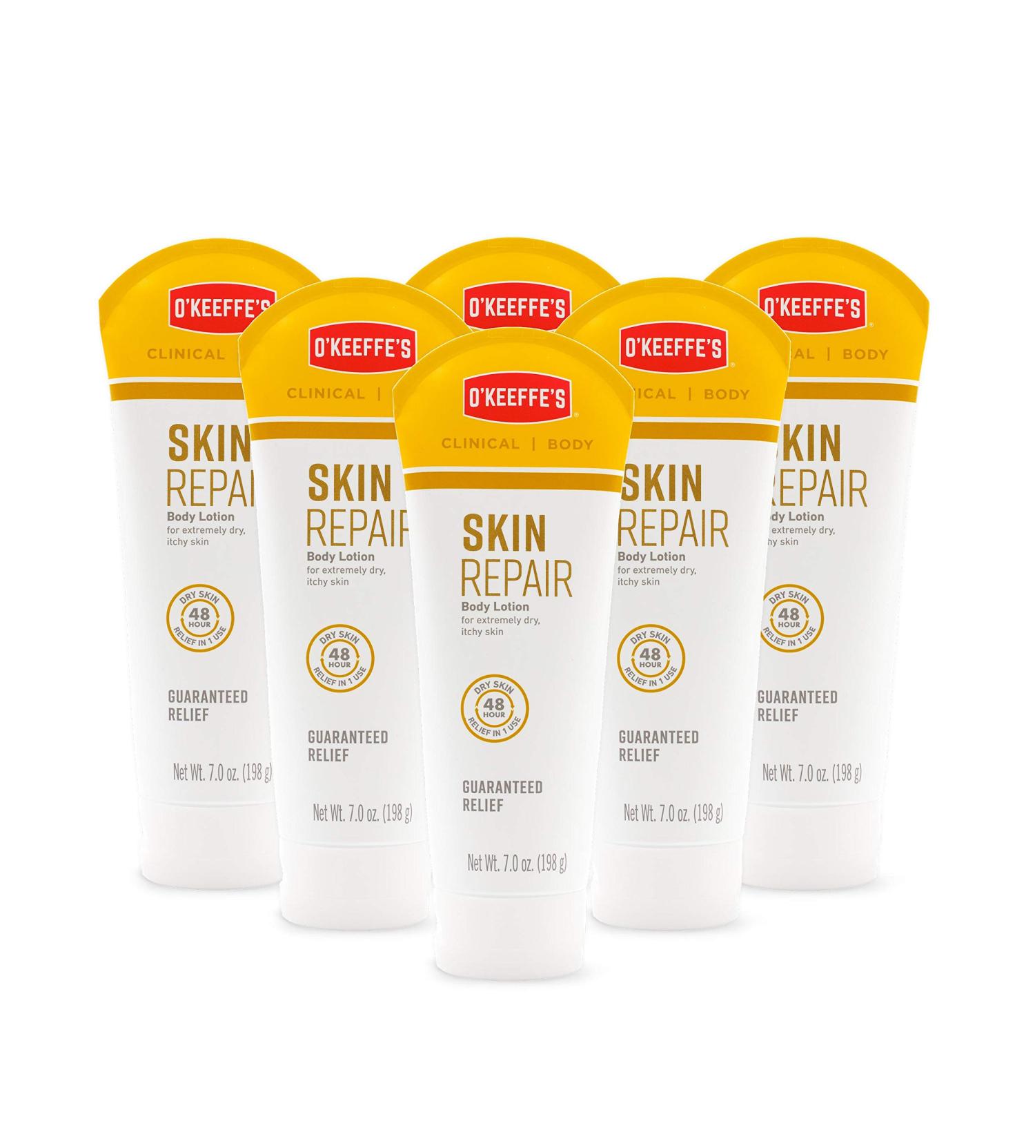 O'Keeffe's Skin Repair Body Lotion 7.0oz Tube - Pack of 6 | Dry Skin Moisturizer - Buy Online on SooperMarket.com