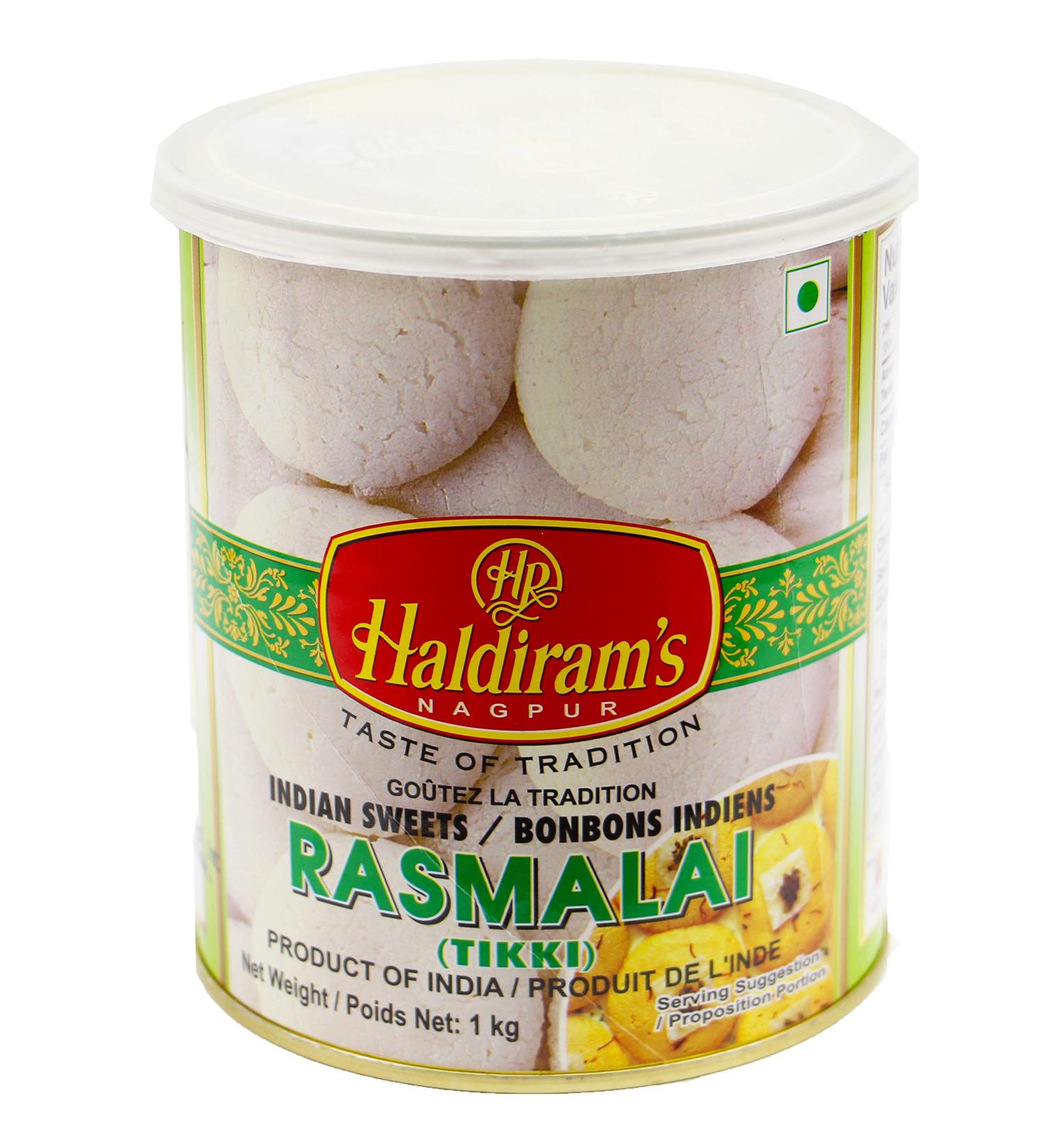 Haldiram Rasmalai 1 Kg Indian Sweet Dish Par Elegance Indian Store - Buy Online on SooperMarket.com