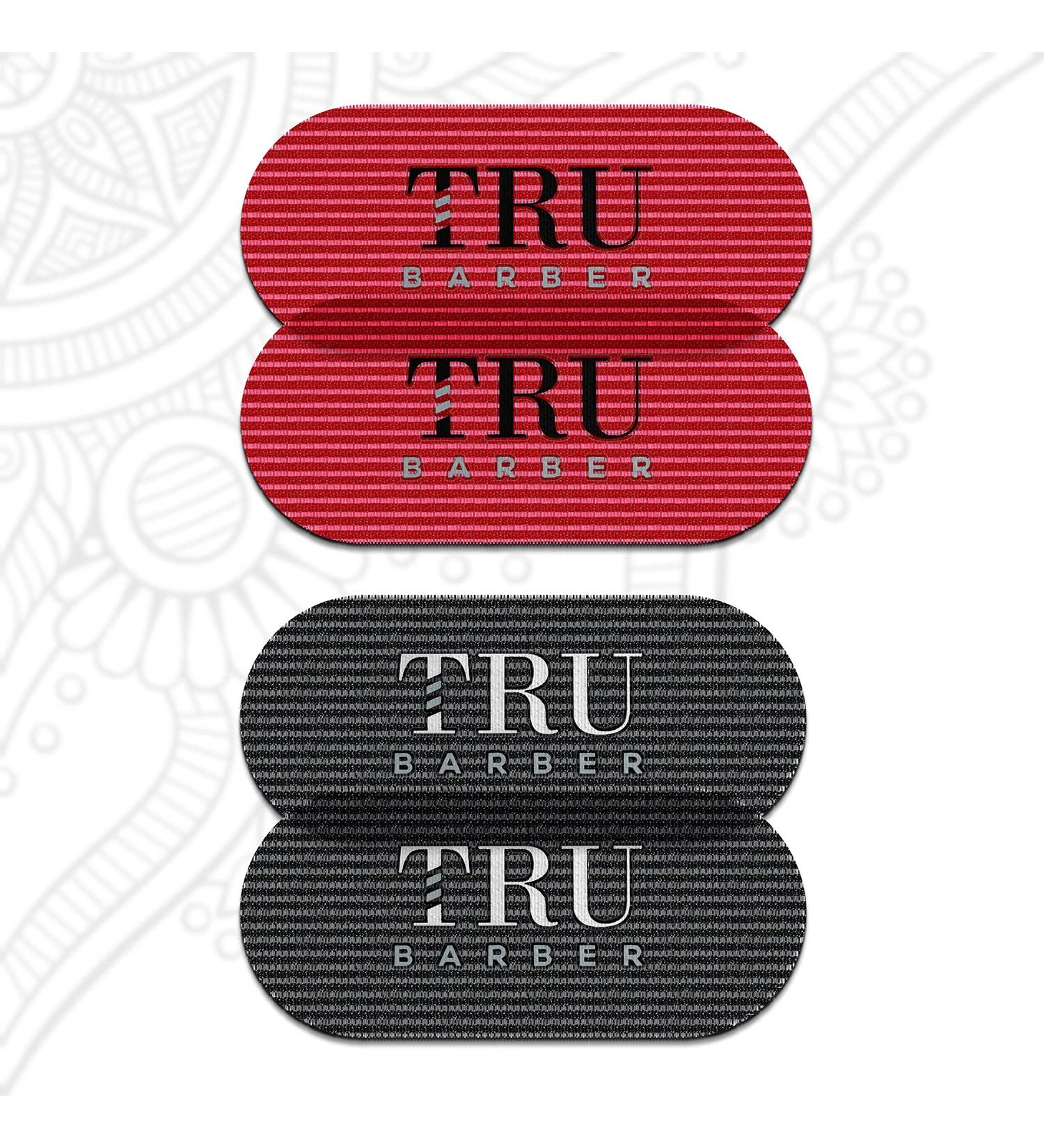 TRU Barber Hair Grippers Bundle Pack - 4 PCS Red/Black for Men and Women - Salon and Barber Hair Clips for Styling - Buy Online on SooperMarket.com