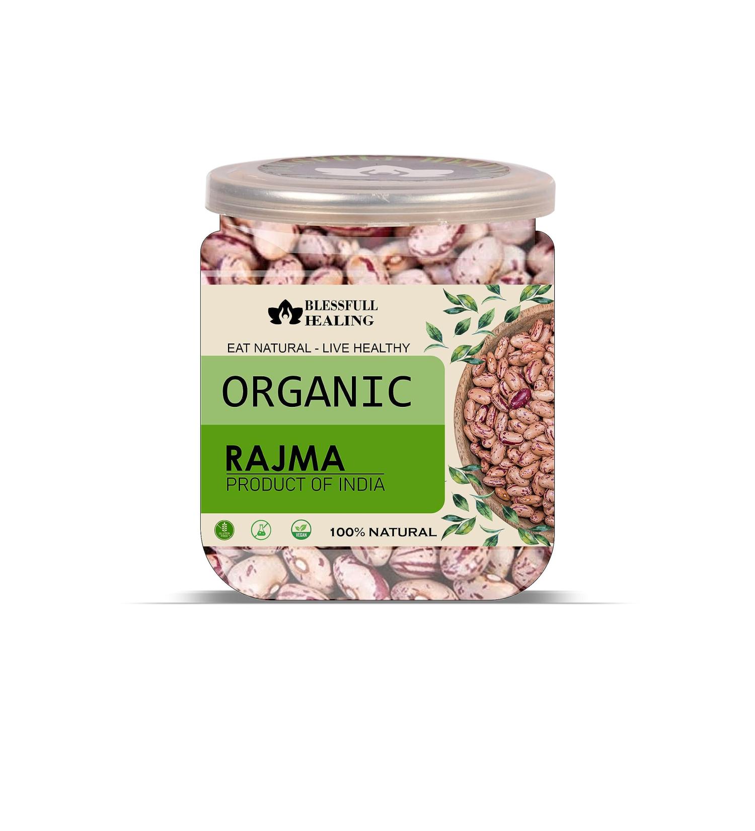 Blessfull Healing Organice RAJMA 1 lb (453 Gram) - Buy Online on SooperMarket.com