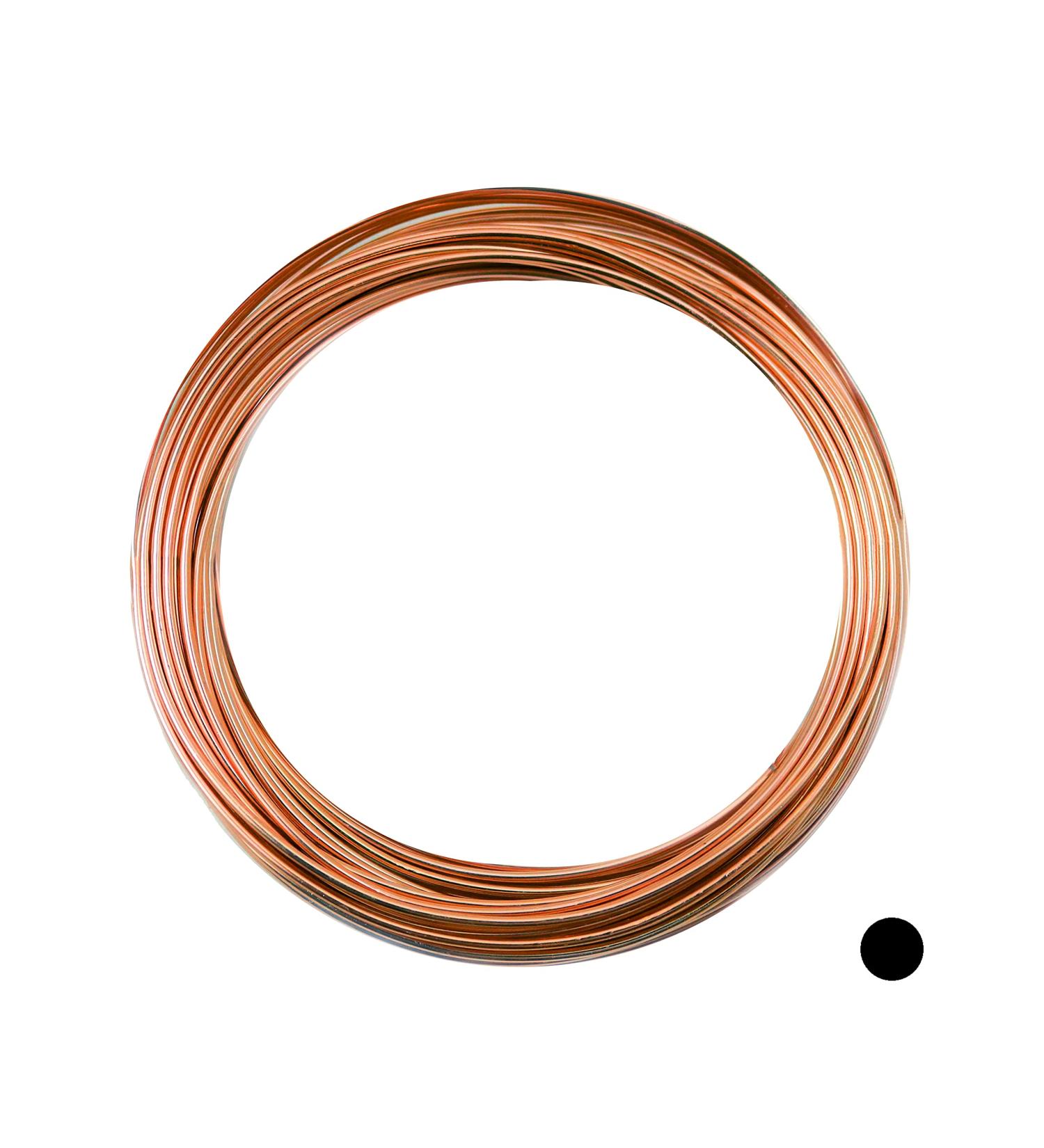 12 Gauge  99.9% Pure Copper Wire (Round) Dead Soft CDA #110 Made in USA - 5FT by CRAFT WIRE 12 Gauge 5 Feet - Buy Online on SooperMarket.com