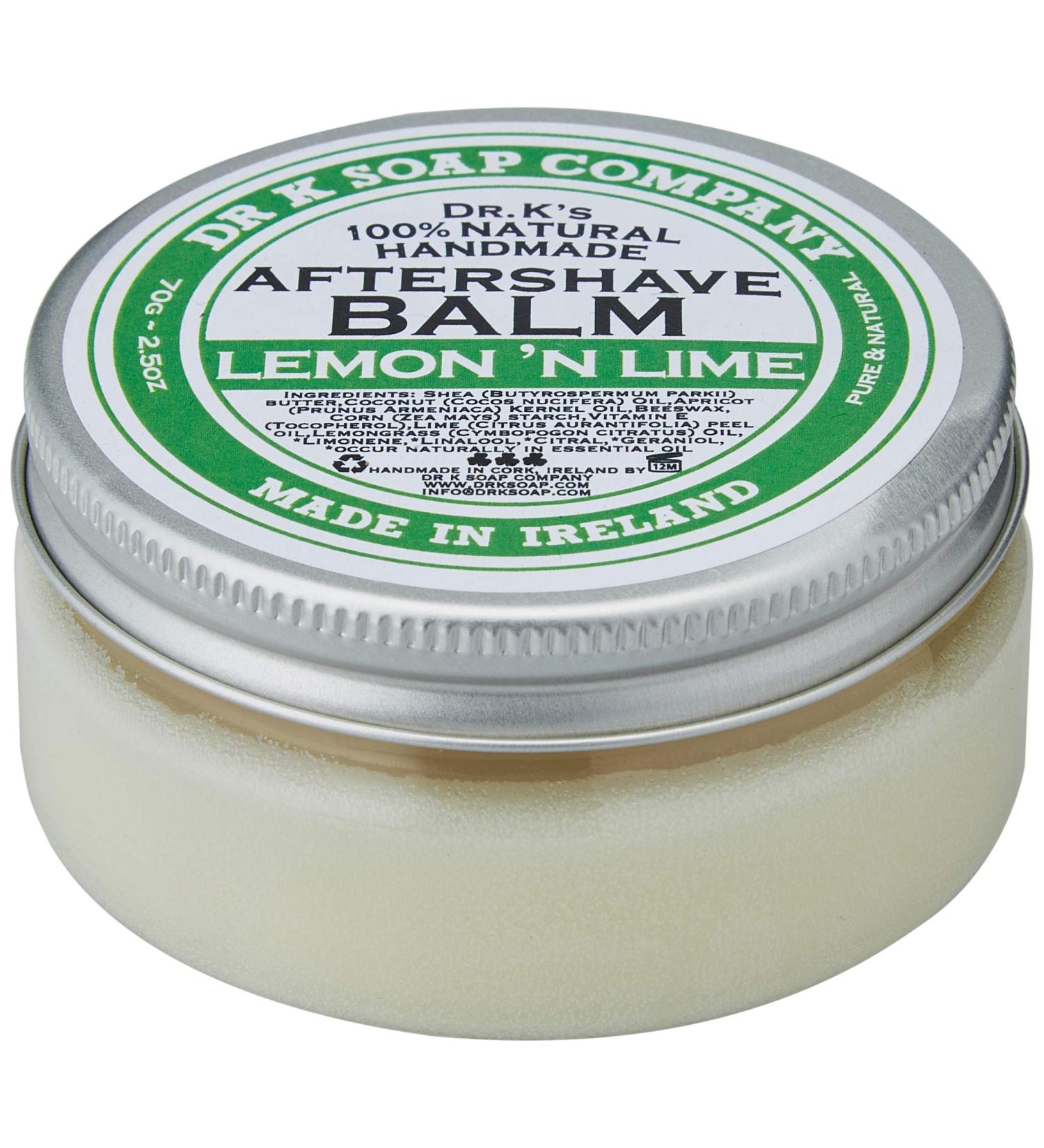 DR K Soap Company After Shave Balm Lemon 'n Lime 70g - Soothing Refreshing & Hydrating - Perfect for Sensitive Skin - Buy Online - Buy Online on SooperMarket.com