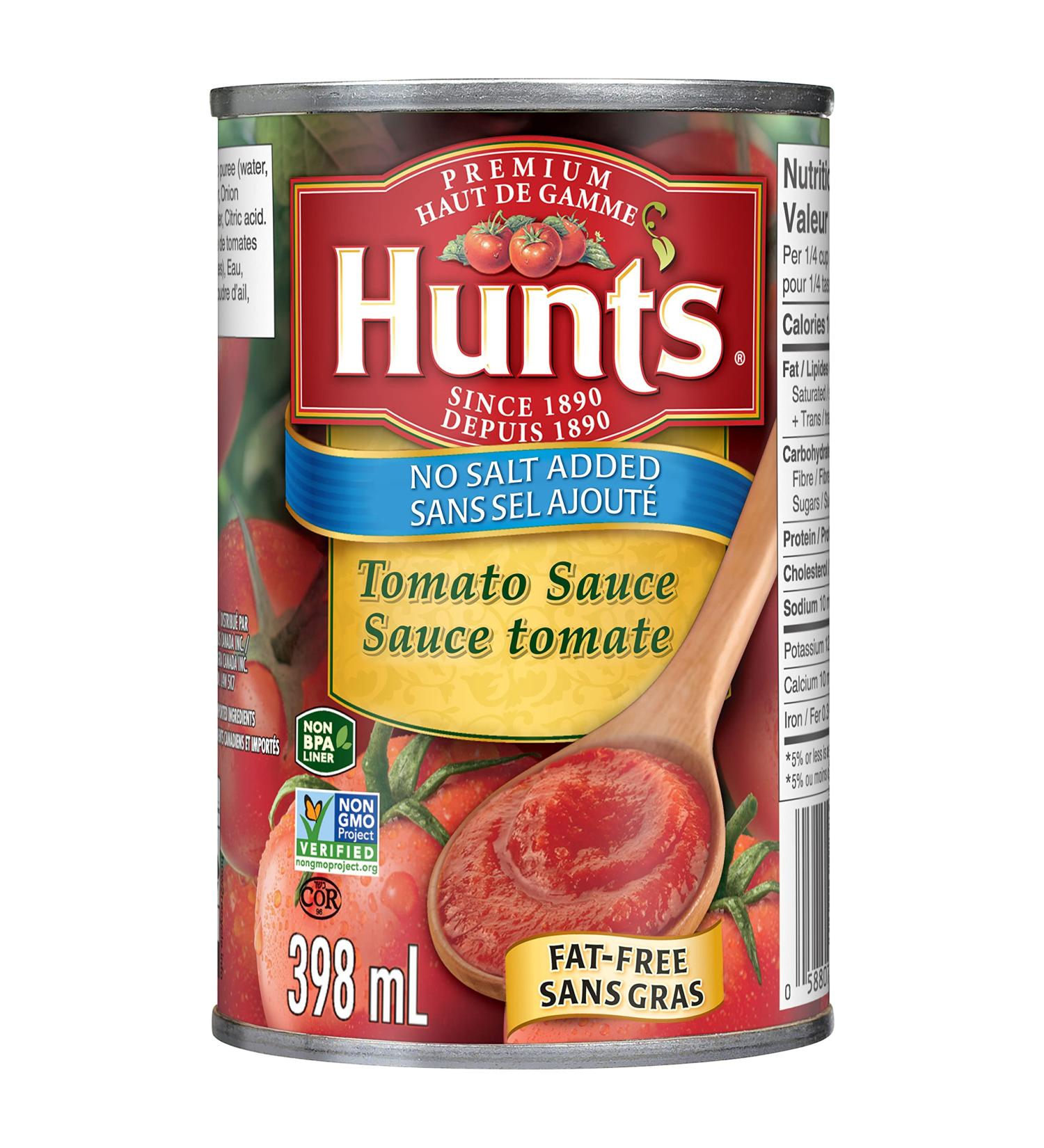 Hunt's Tomato Sauce No Salt Added (Pack of 24) 398 ml (Pack of 24) - Buy Online on SooperMarket.com
