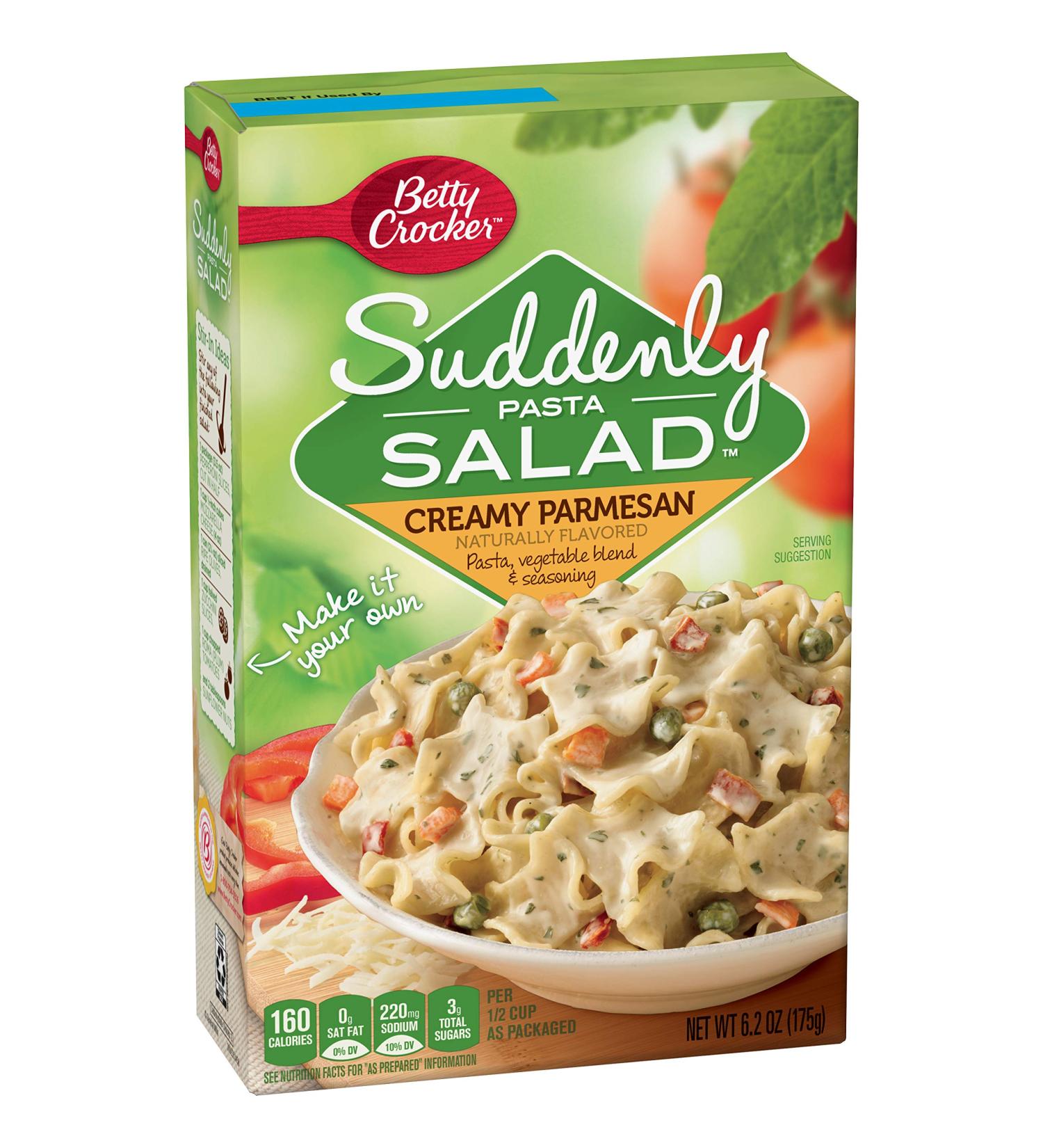 Betty Crocker Suddenly Salad Creamy Parmesan Pasta Salad 6.2 Oz Box - Delicious Dry Meal Mix - Buy Online on SooperMarket.com