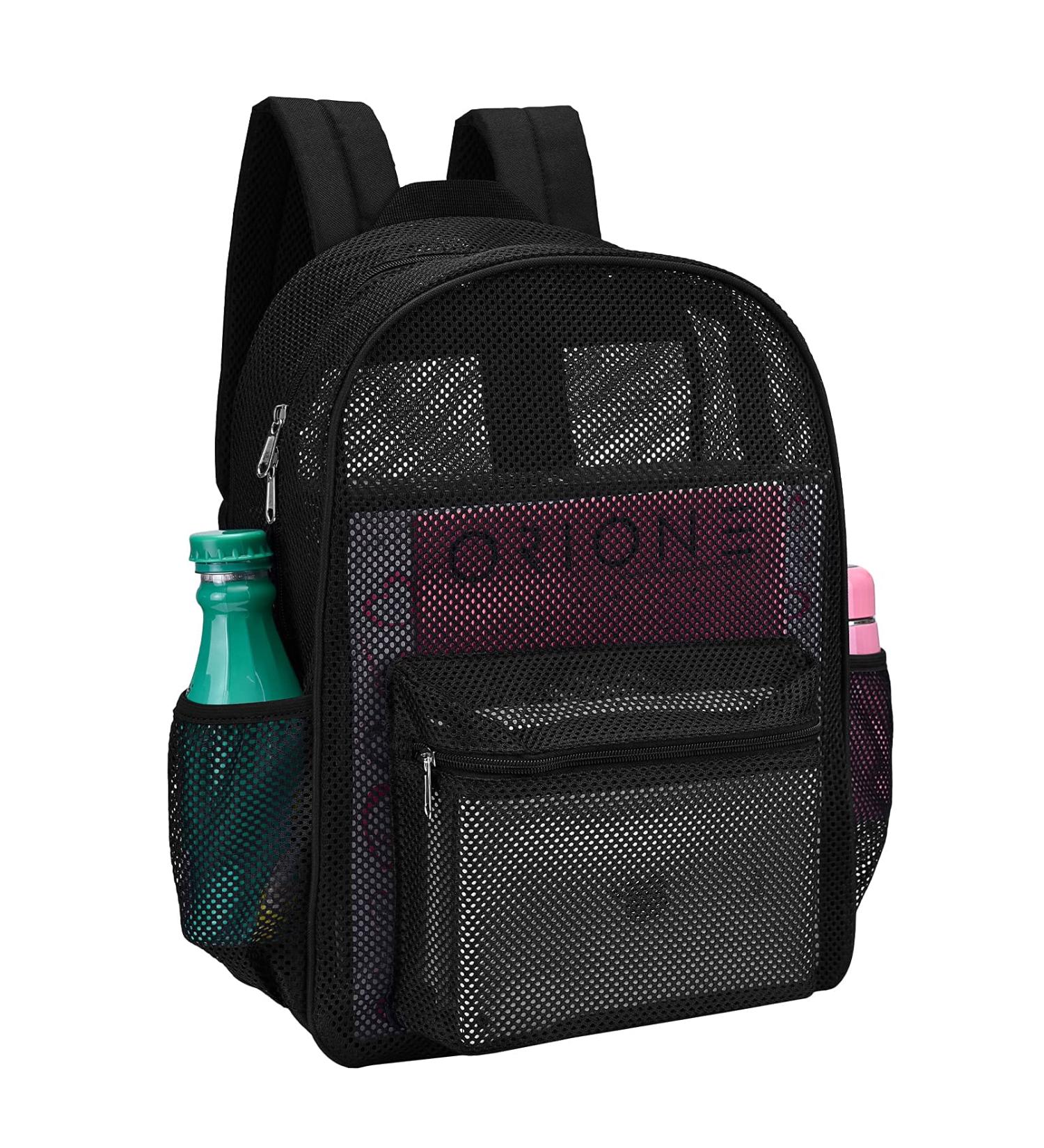Heavy Mesh Beach Backpack with Padded Shoulder Strap - Ideal for Swimming, Diving & Outdoor Sports | Portable Oxygen Tank Carrier - Buy Online on SooperMarket.com
