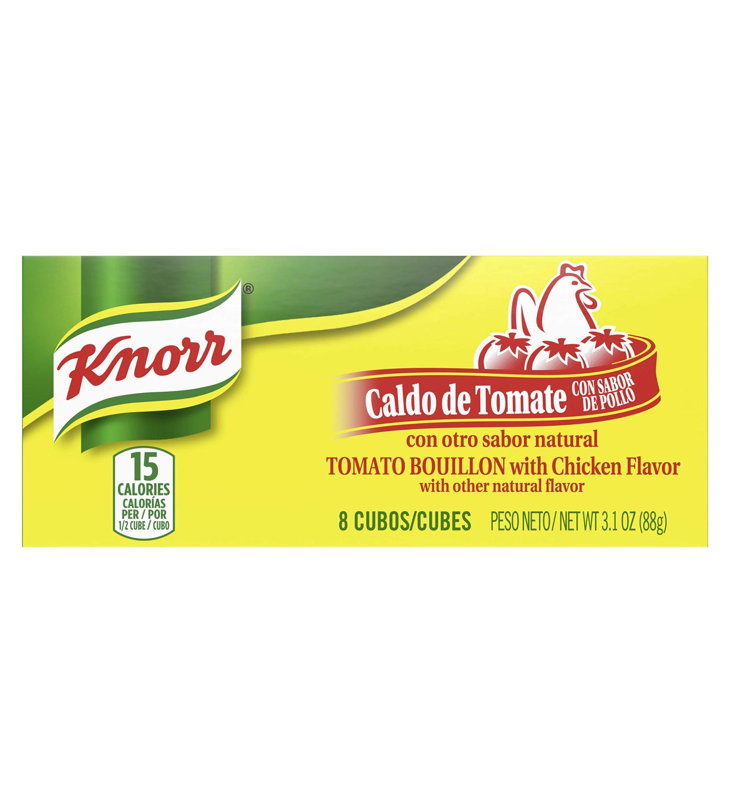 Knorr Tomato with Chicken Flavor Bouillon Cubes 8-Count Boxes (Pack of 24) - Buy Online on SooperMarket.com