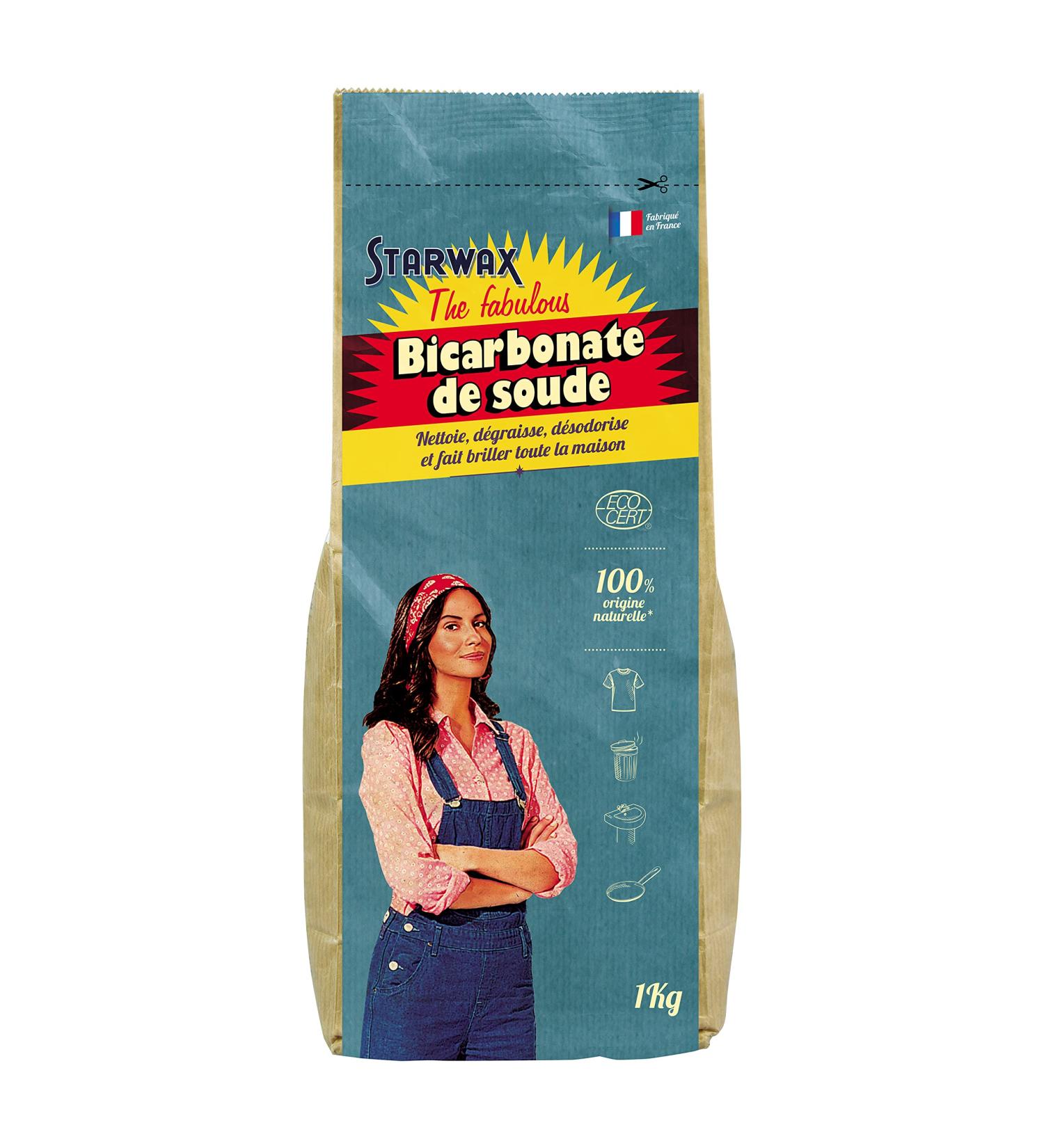 Starwax Fabulous 100% Natural Baking Soda - 1 kg | Eco-Friendly Cleaning & Baking Solution - International Shipping Available - Buy Online on SooperMarket.com