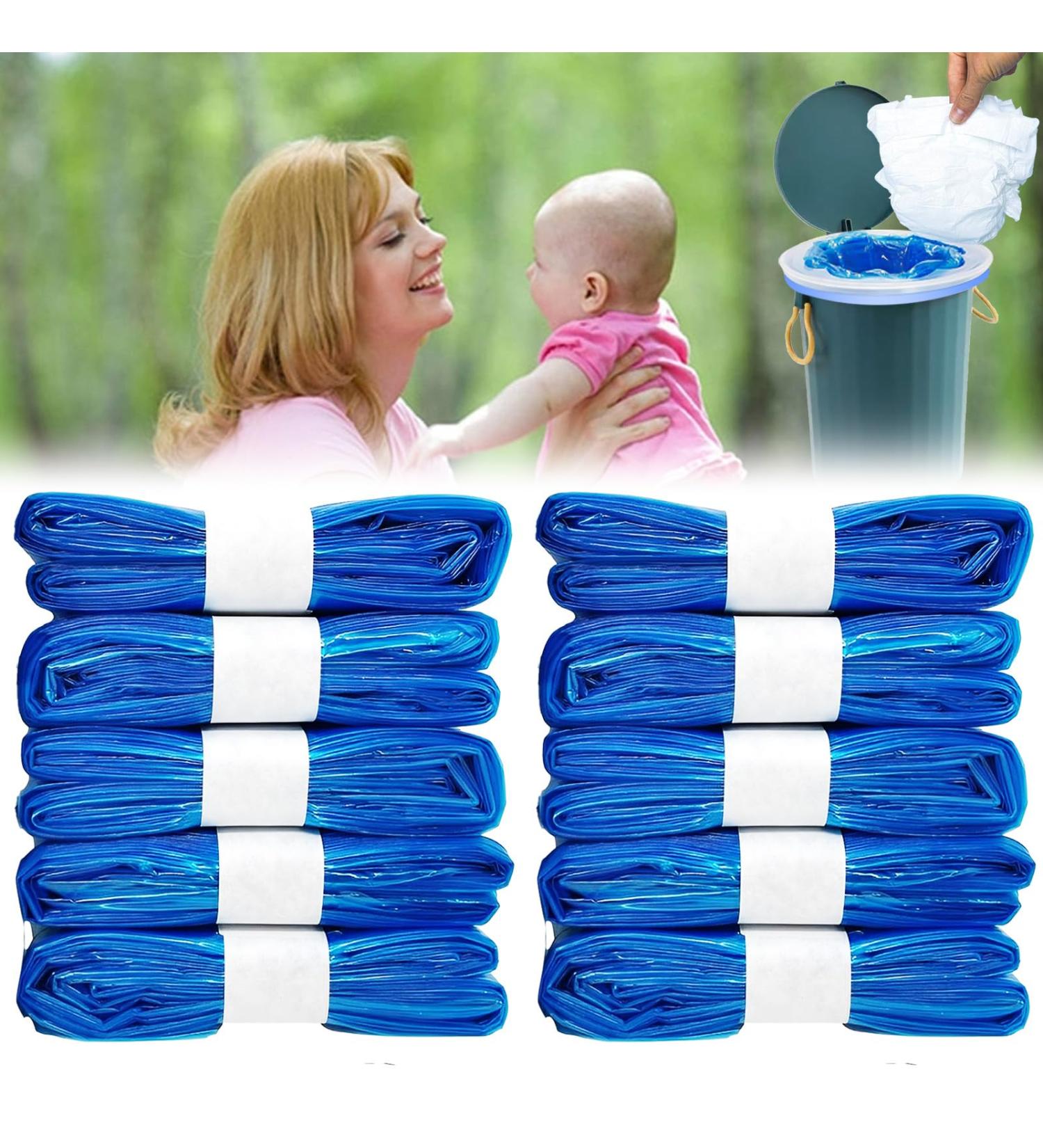 NizirioOo 10-Pack Diaper Pail Refill Film | Odor-Tight Cassettes for Tommee Tippee Sangenic Tec - Buy Online on SooperMarket.com