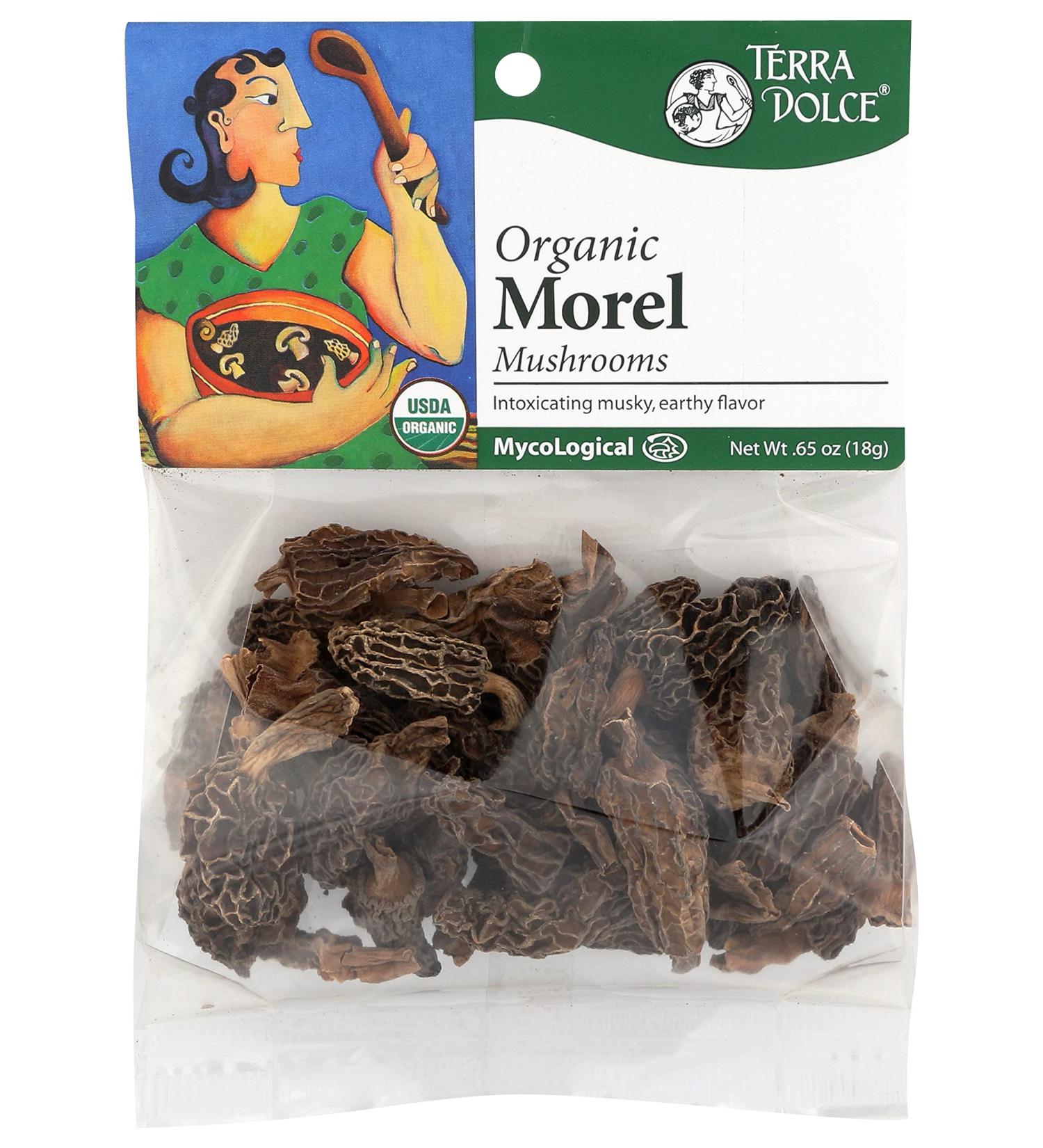 Organic Morel Mushrooms 0.65 oz by Terra Dolce - Buy Online on SooperMarket.com