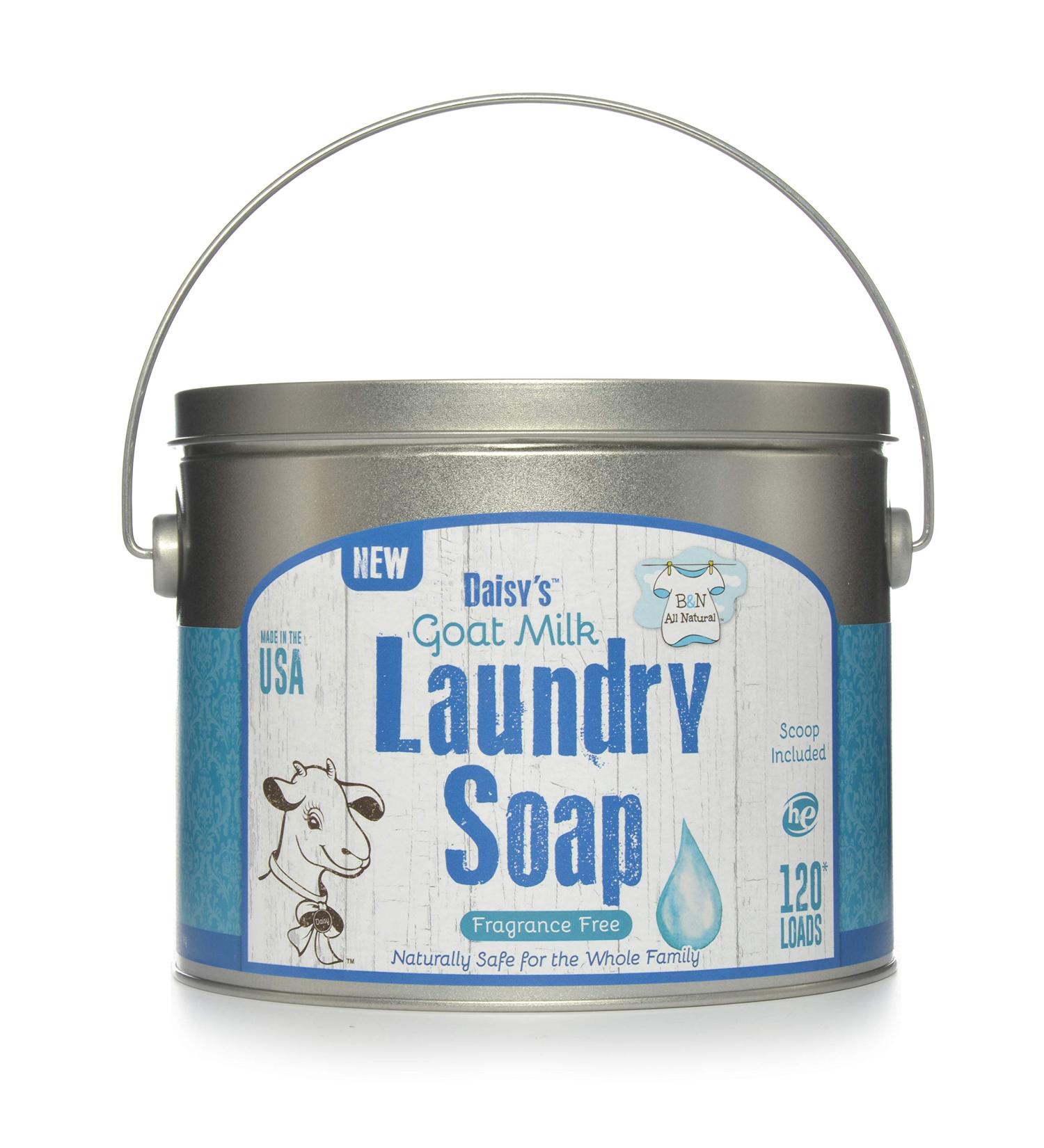 Buy Daisy s Goat Milk Laundry Soap - Organic Fragrance-Free Gluten-Free Paraben-Free Lasts 120 Loads | Brooke & Nora at Home - International Shipping Available - Buy Online on SooperMarket.com