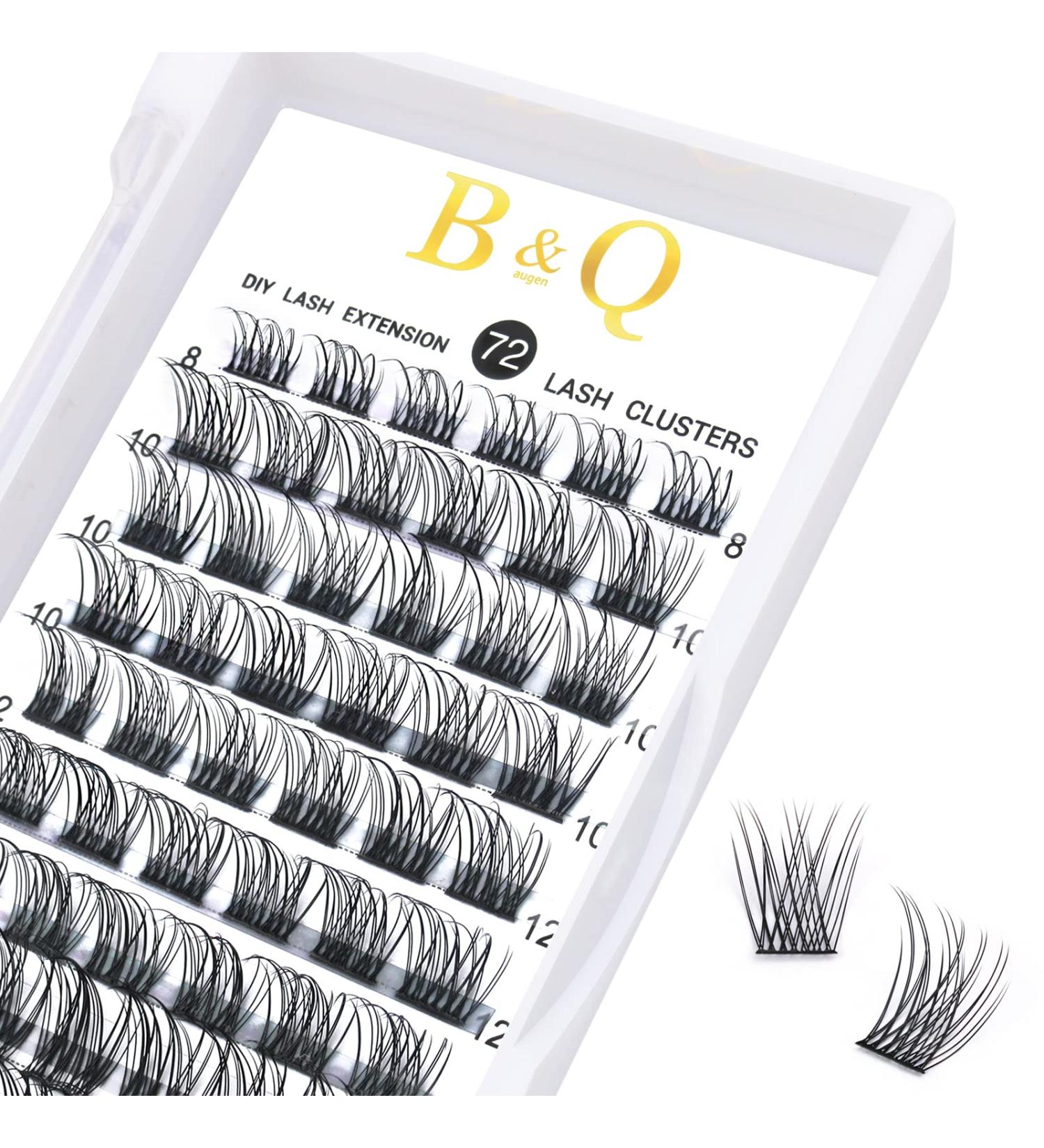 D Curl Cluster Lashes 12-18mix 72 Clusters - DIY Soft Fluffy Eyelash Extensions | B&Q - Buy Online on SooperMarket.com