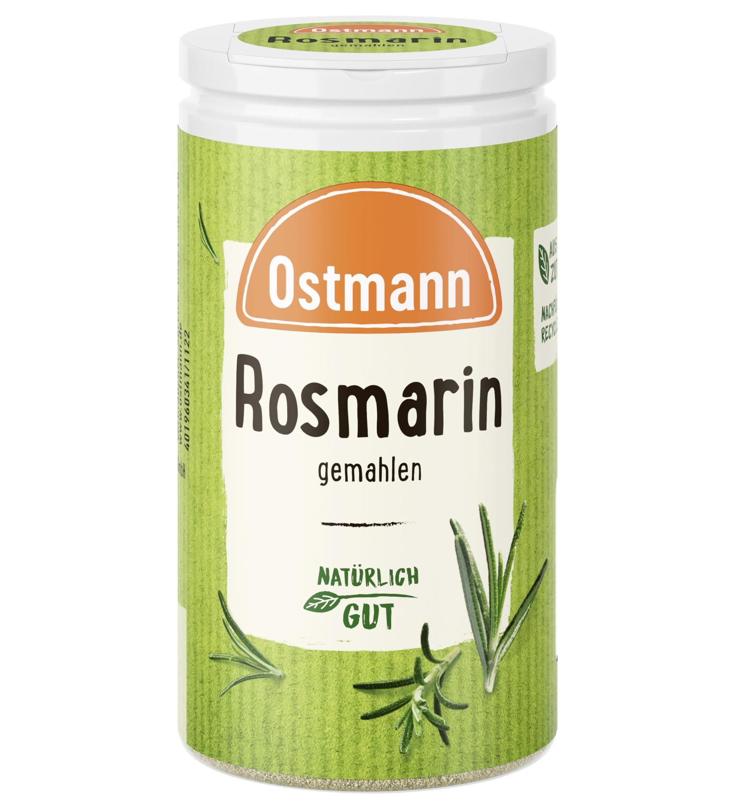 Ostmann Ground Rosemary - Pack of 4 (4 x 20g) - Premium Seasoning for International Shipping - Buy Online on SooperMarket.com
