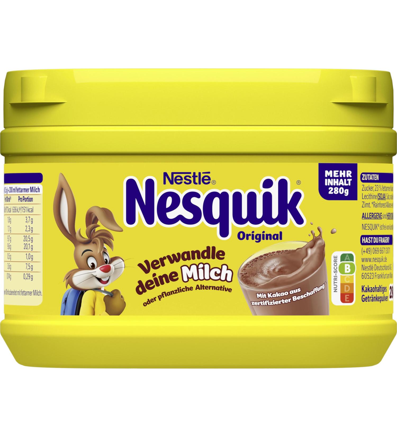 Buy Nestl NESQUIK Cocoa Powder for Milk - 280g Pack | International Shipping - Buy Online on SooperMarket.com
