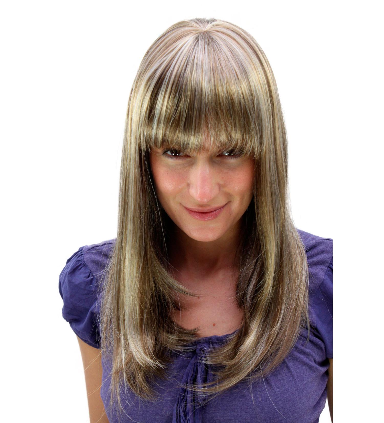 WIG ME UP 6310-12TT26 Shoulder-Length Wig with Brown/Blonde Highlights - Stylish & Natural Look | International Shipping Available - Buy Online on SooperMarket.com
