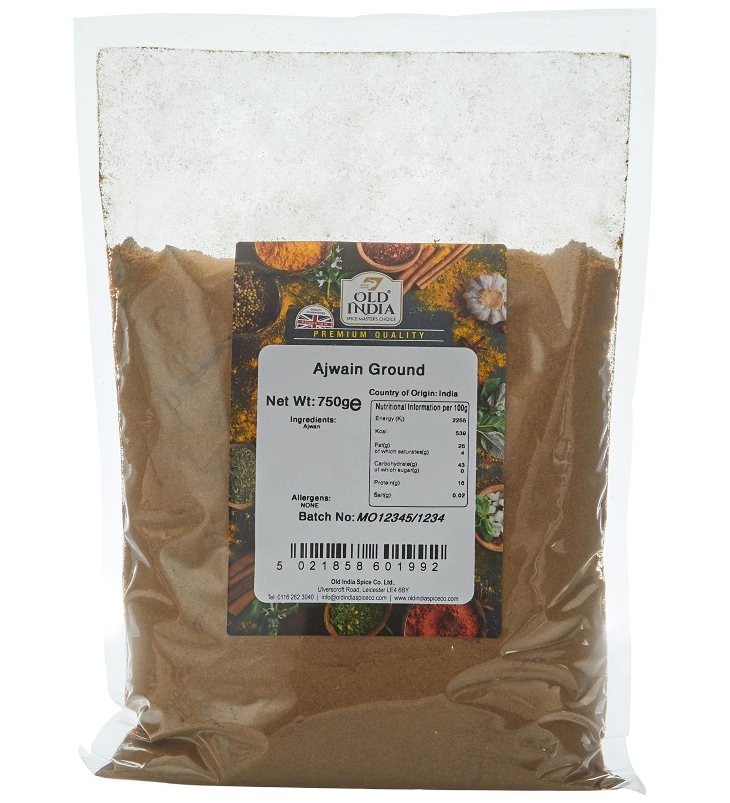 Old India Ajwain Ground 750g - Premium Quality Spice for Cooking | Buy Online - Buy Online on SooperMarket.com