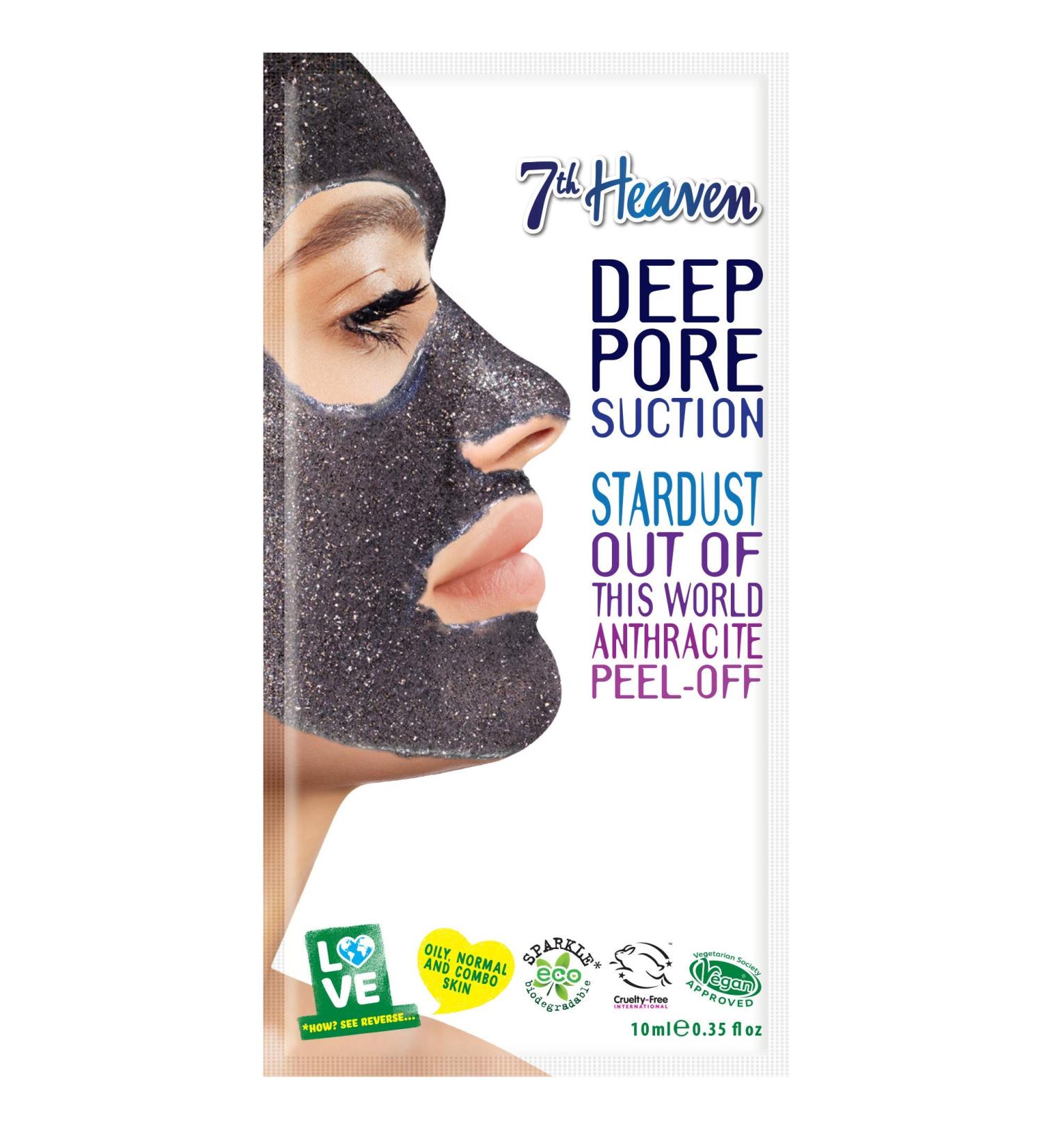 7th Heaven Deep Pore Suction Stardust Out Of This World Anthracite Peel-Off Mask 10ml - Buy Online on SooperMarket.com