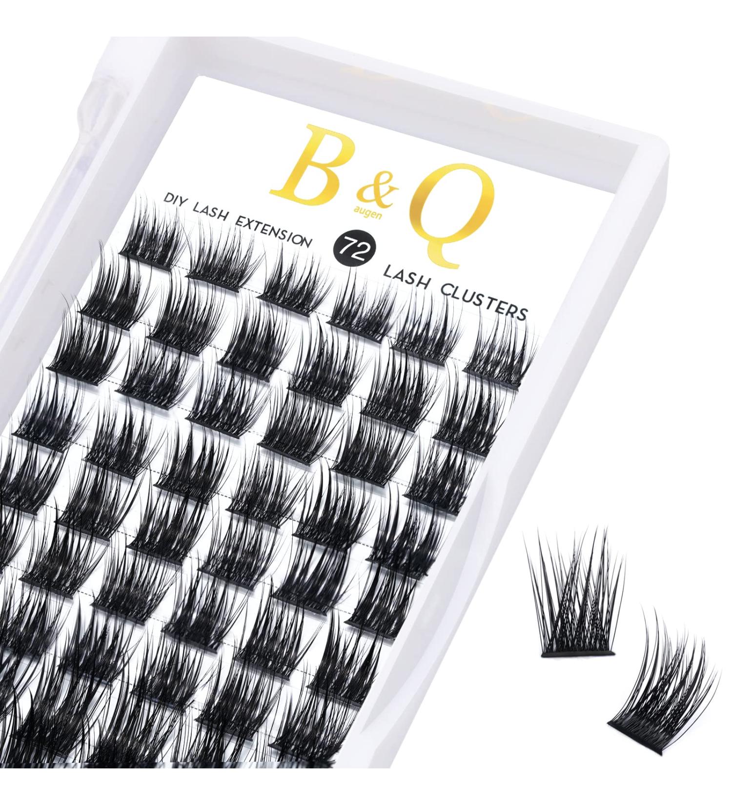DIY Individual Eyelashes - 72 PCs Wispy & Fluffy Reusable for Beginners | B21 D-16mm Eyelash Extensions at Home - Buy Online on SooperMarket.com
