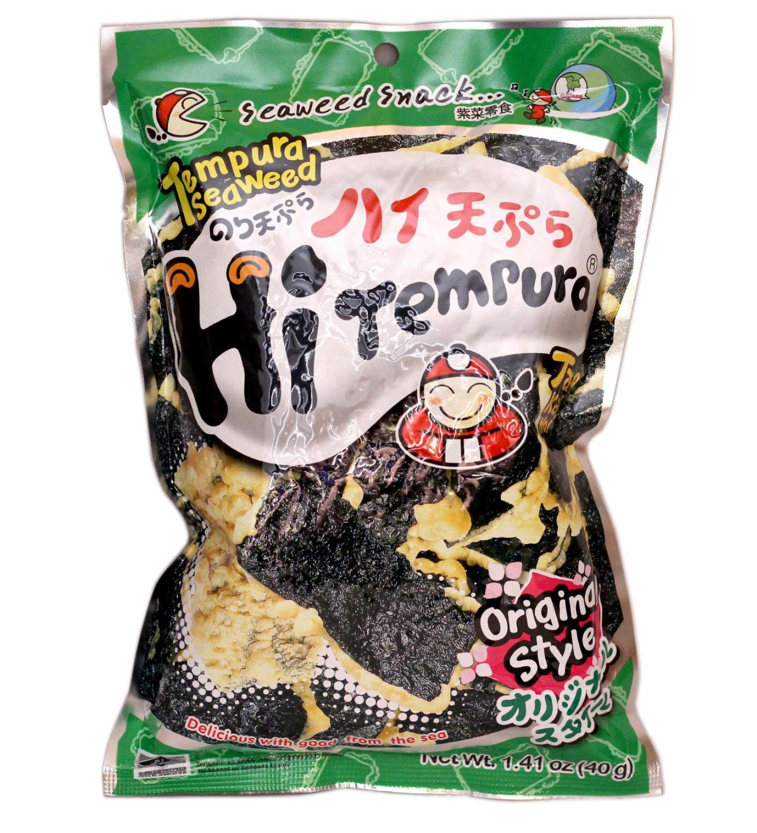 Hi Termpura (Tempura Seaweed Original) - 1.41oz (Pack of 6)