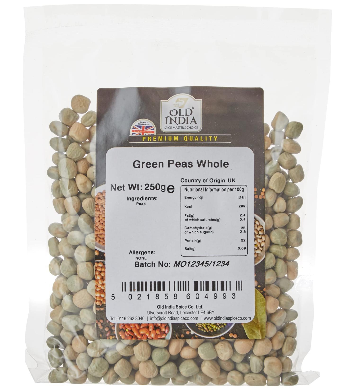 Old India Green Peas Whole 250g - Premium Quality | Buy Online - Buy Online on SooperMarket.com
