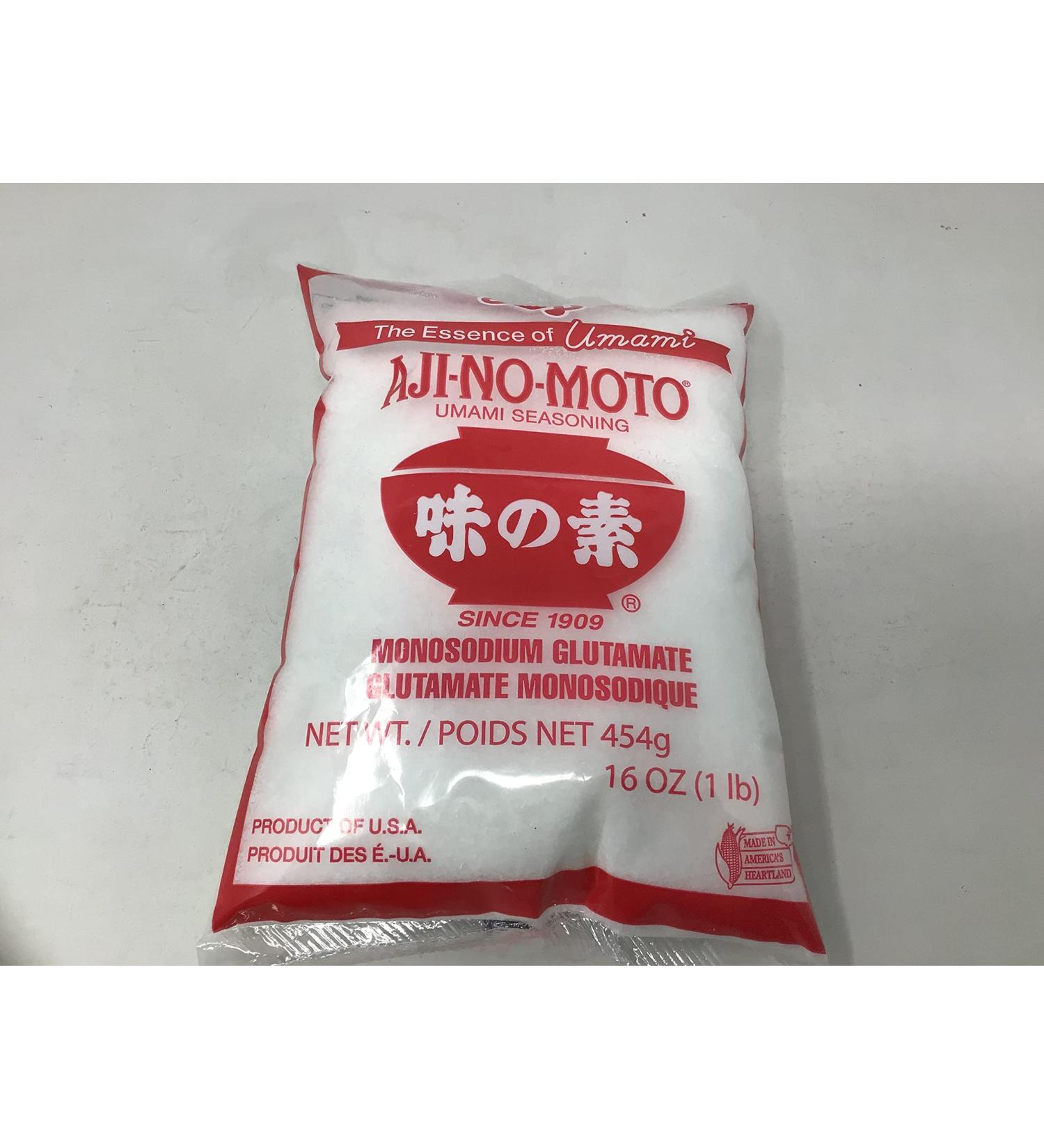 16oz Ajinomoto Umami Seasoning MSG Monosodium Glutamate - Made in USA - Naturally Delicious - 1lb Pack - Buy Online on SooperMarket.com