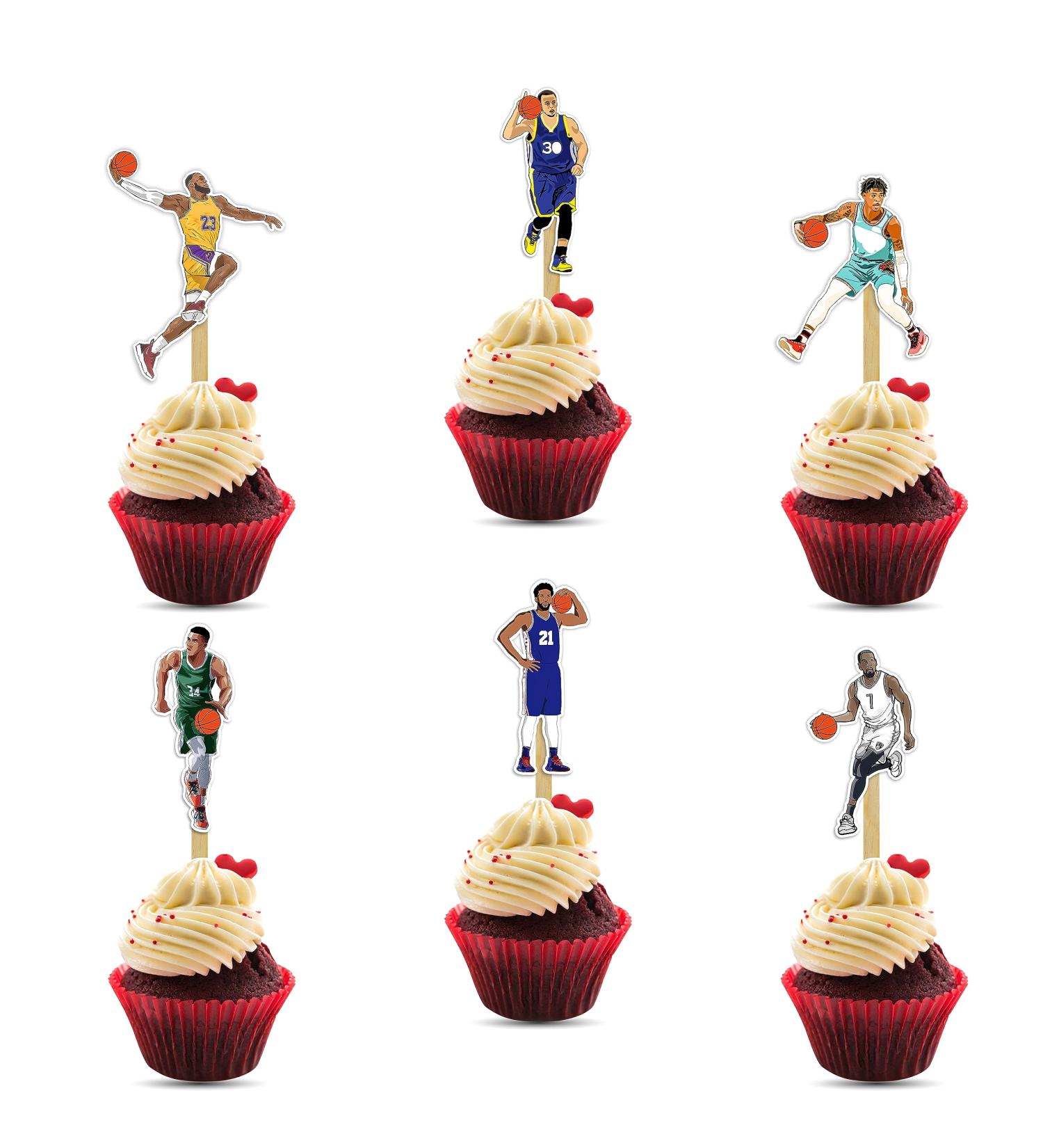 Seyal Basketball Cupcake Topper - Buy Online on SooperMarket.com