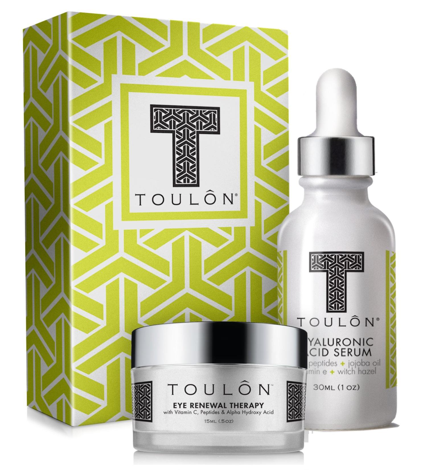 Shop Hyaluronic Acid Anti-Aging Skin Care Kit | Serum & Eye Cream for Dark Circles | Ideal Gift for Men & Women - Buy Online on SooperMarket.com
