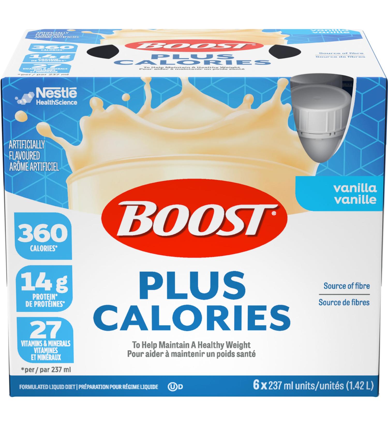 BOOST PLUS Complete Nutrition Drink Vanilla 6x237ml Bottles Case Pack of 4 Packaging May Vary - Buy Online on SooperMarket.com