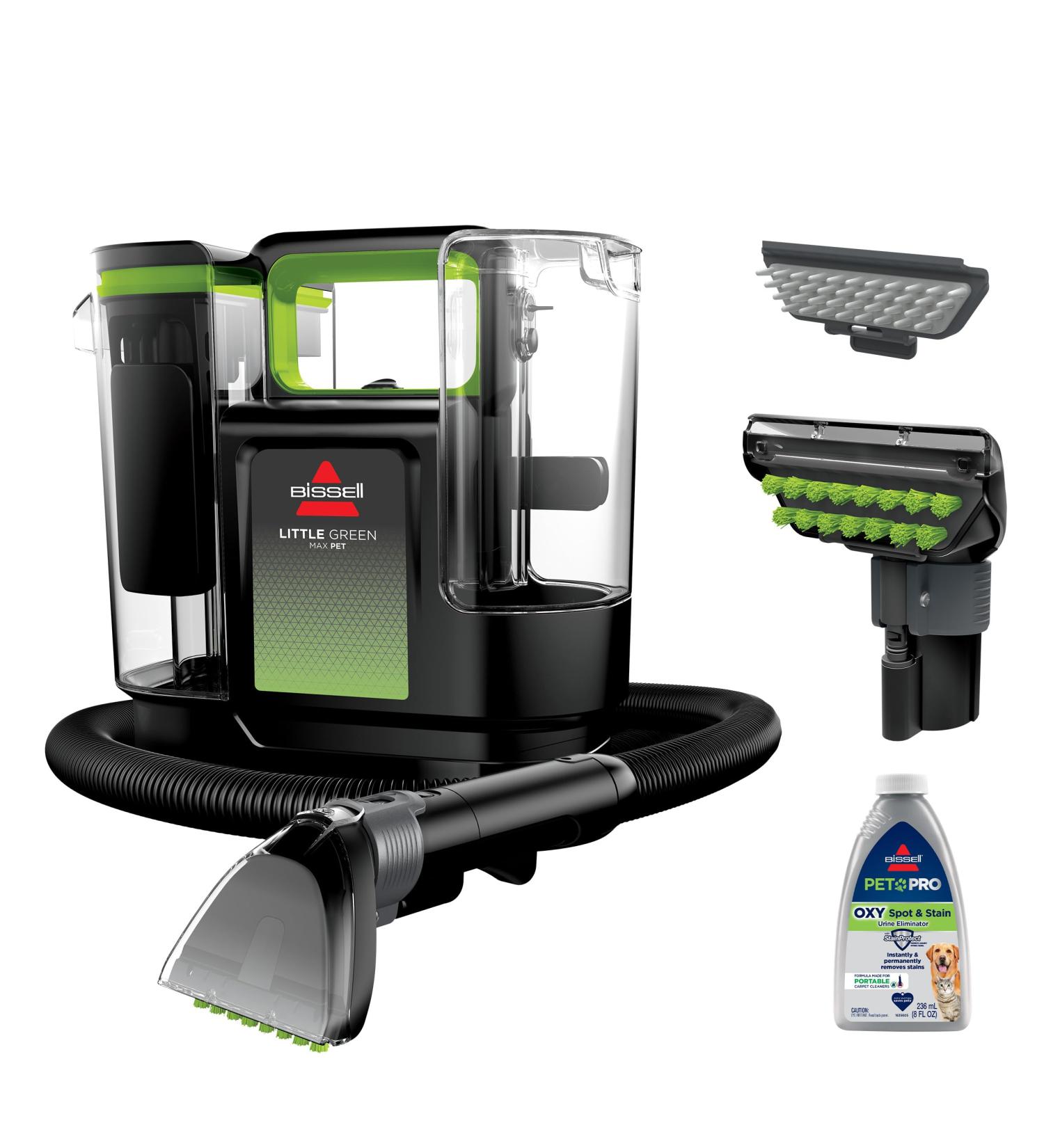 BISSELL Little Green Max Pet Portable Carpet and Upholstery Deep Cleaner Car/Auto Detailer with Self-cleaning Tough Stain Tool and Pet Hair Removal Tool 3860B - Buy Online on SooperMarket.com