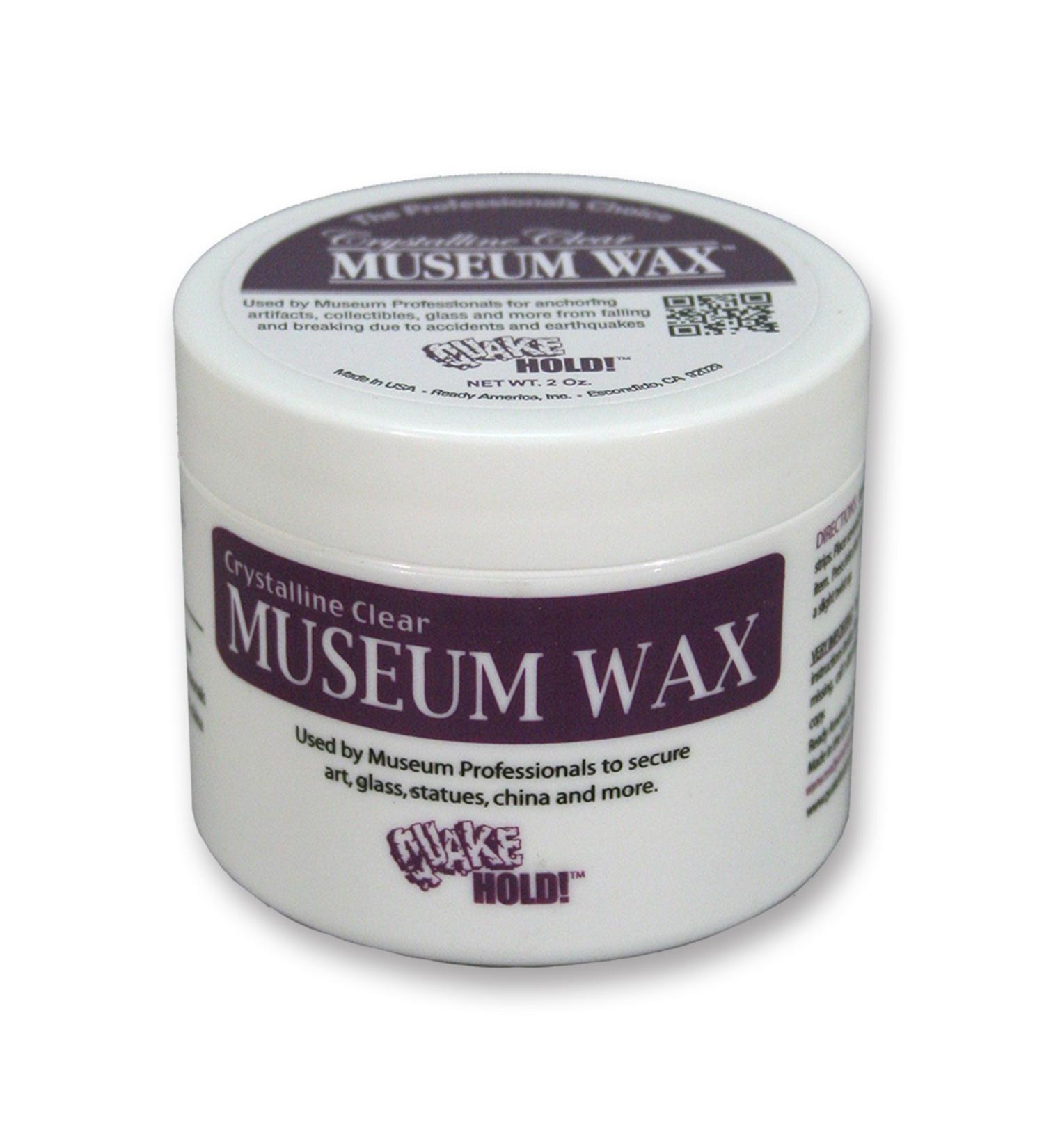 Quakehold 66111 Museum Wax Clear 2oz | Secure Artifacts & Collectibles - Buy Online on SooperMarket.com