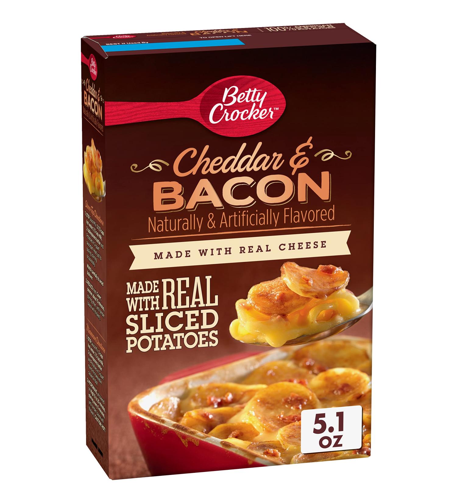 Betty Crocker Cheddar and Bacon Potatoes  5.1 oz (Pack of 12) - Buy Online on SooperMarket.com