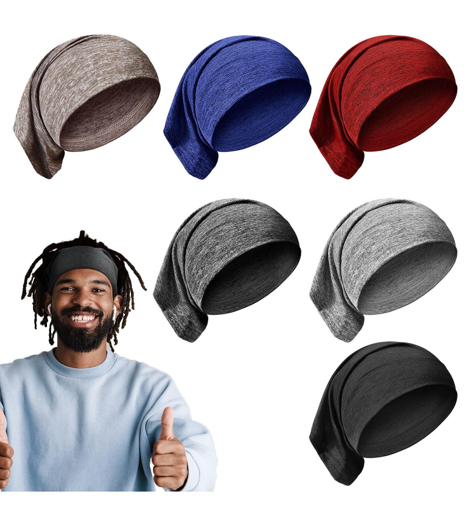 SATINIOR 6-Piece Spandex Dreadlock Caps Unisex Elastic Bands for Long Hair Dreads in Dark Colors - Buy Online on SooperMarket.com