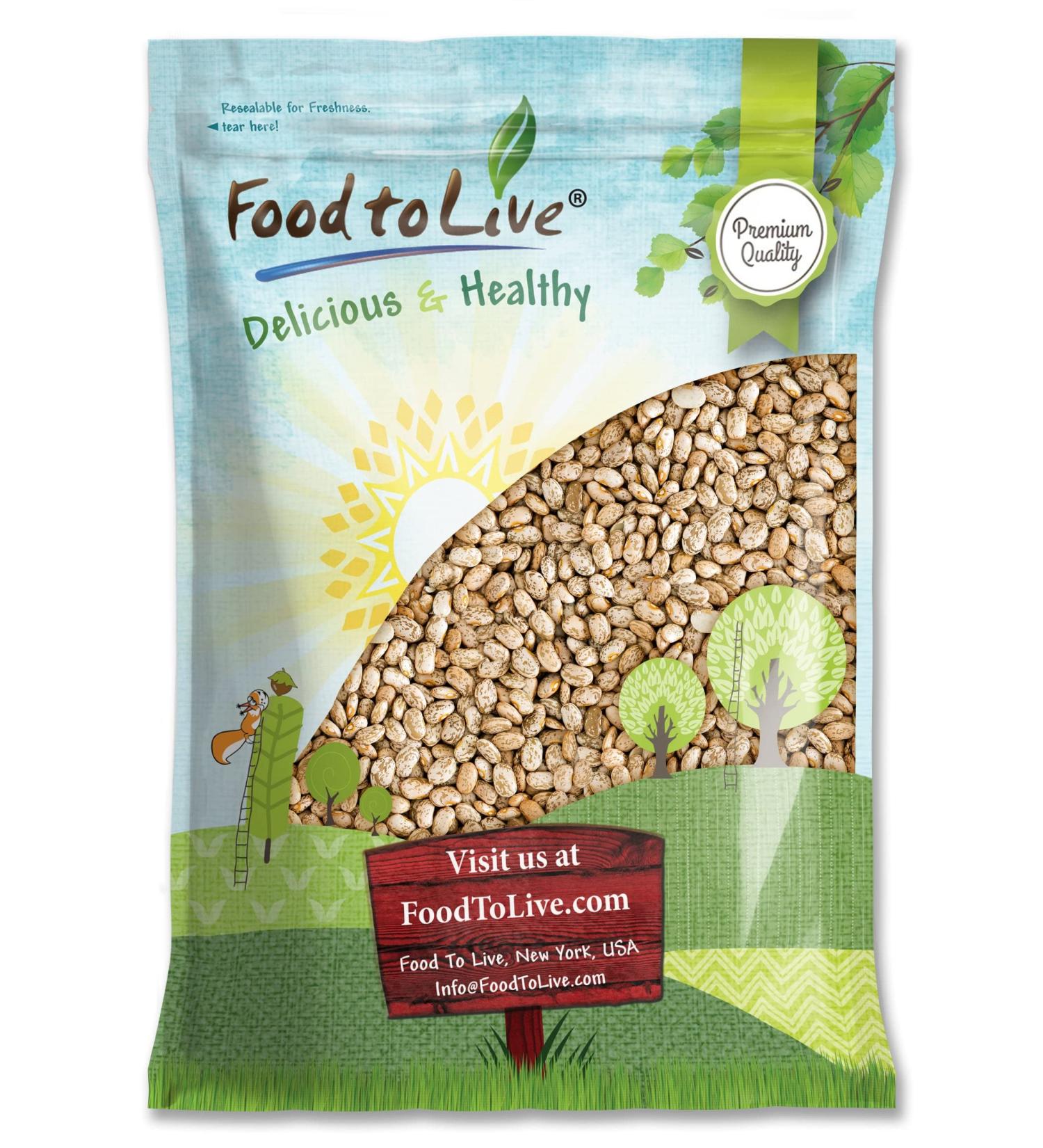 Pinto Beans 10 Pounds - Non-GMO | Dried & Sproutable | Vegan & Kosher | Protein & Folate-Rich | Ideal for Soups, Chili & Stews - Buy Online on SooperMarket.com