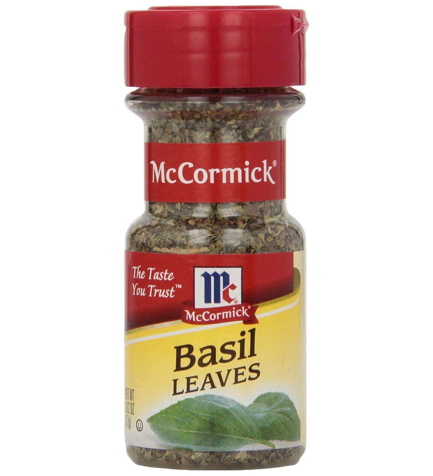 McCormick Basil Leaves - 0.62 oz: Premium Quality, Fresh and Aromatic Herb - Buy Online on SooperMarket.com