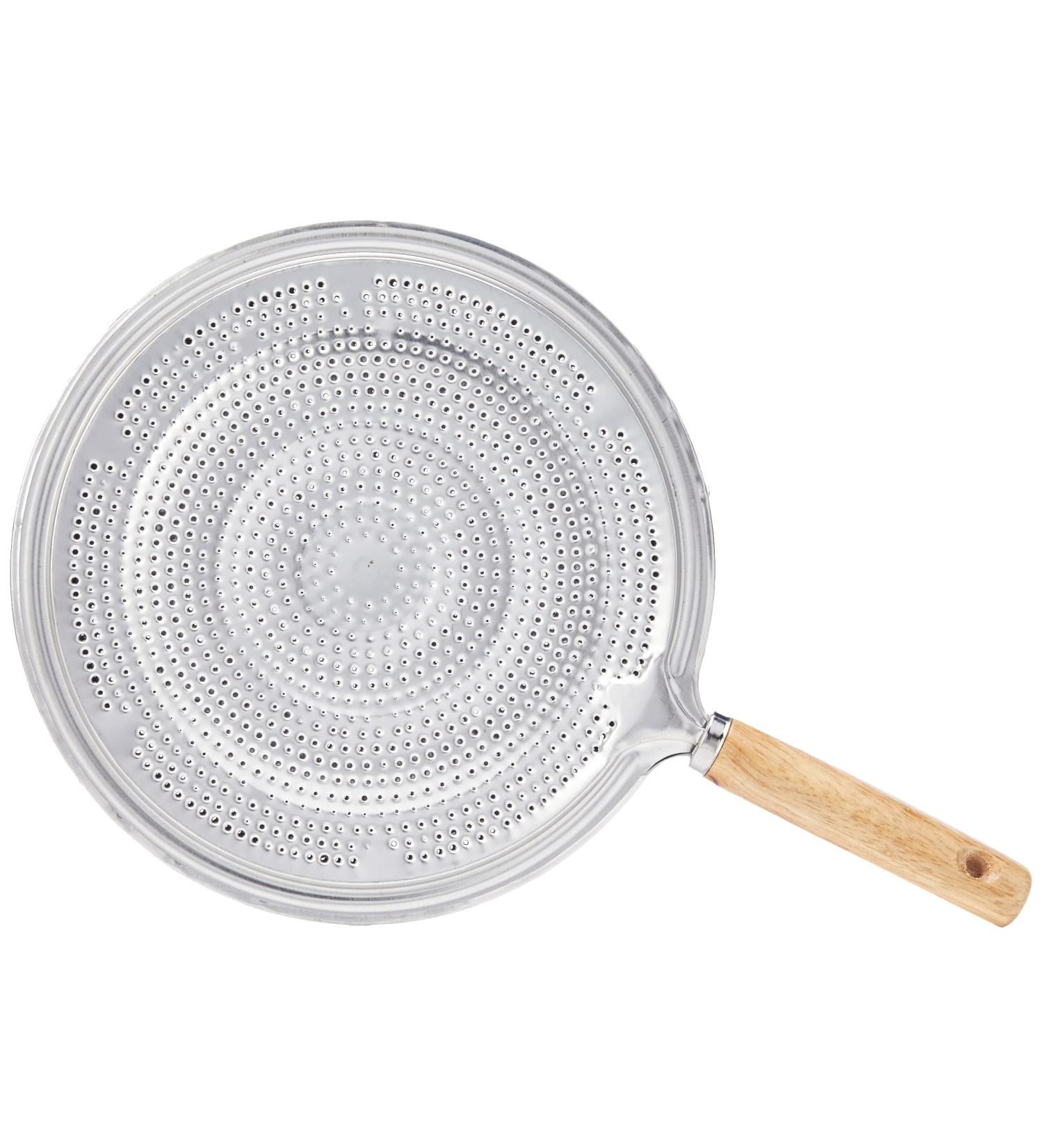 Dexam Heavy Duty Heat Diffuser with Wood Handle - 20cm Silver | Top International Shipping - Buy Online on SooperMarket.com