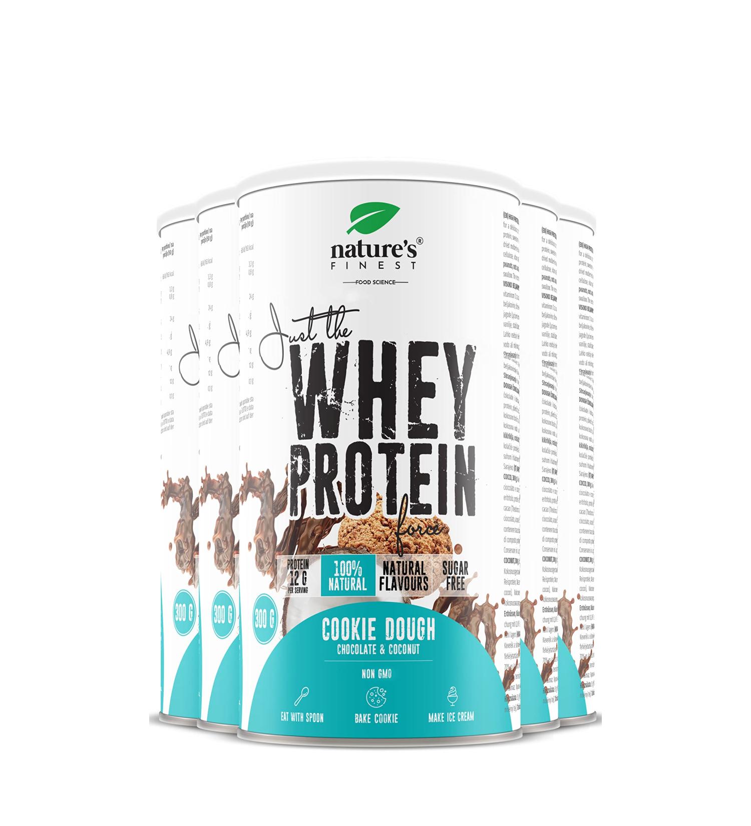Nature's Finest WHEY Protein Chocolate & Coconut High Protein Cookie Dough | Guilt-Free Delicious Cookie Dough Mix | 12g of Protein per Serving 5 - Buy Online on SooperMarket.com