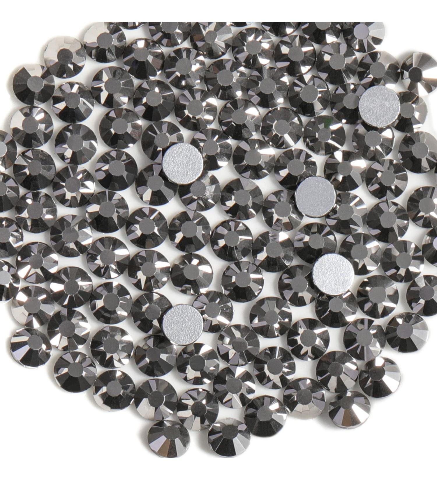 Beadsland 1440pcs Flat Back Rhinestones - SS16 Hematite Nail Crystals (3.8-4.0mm) for Stunning Nail Art - Buy Online on SooperMarket.com