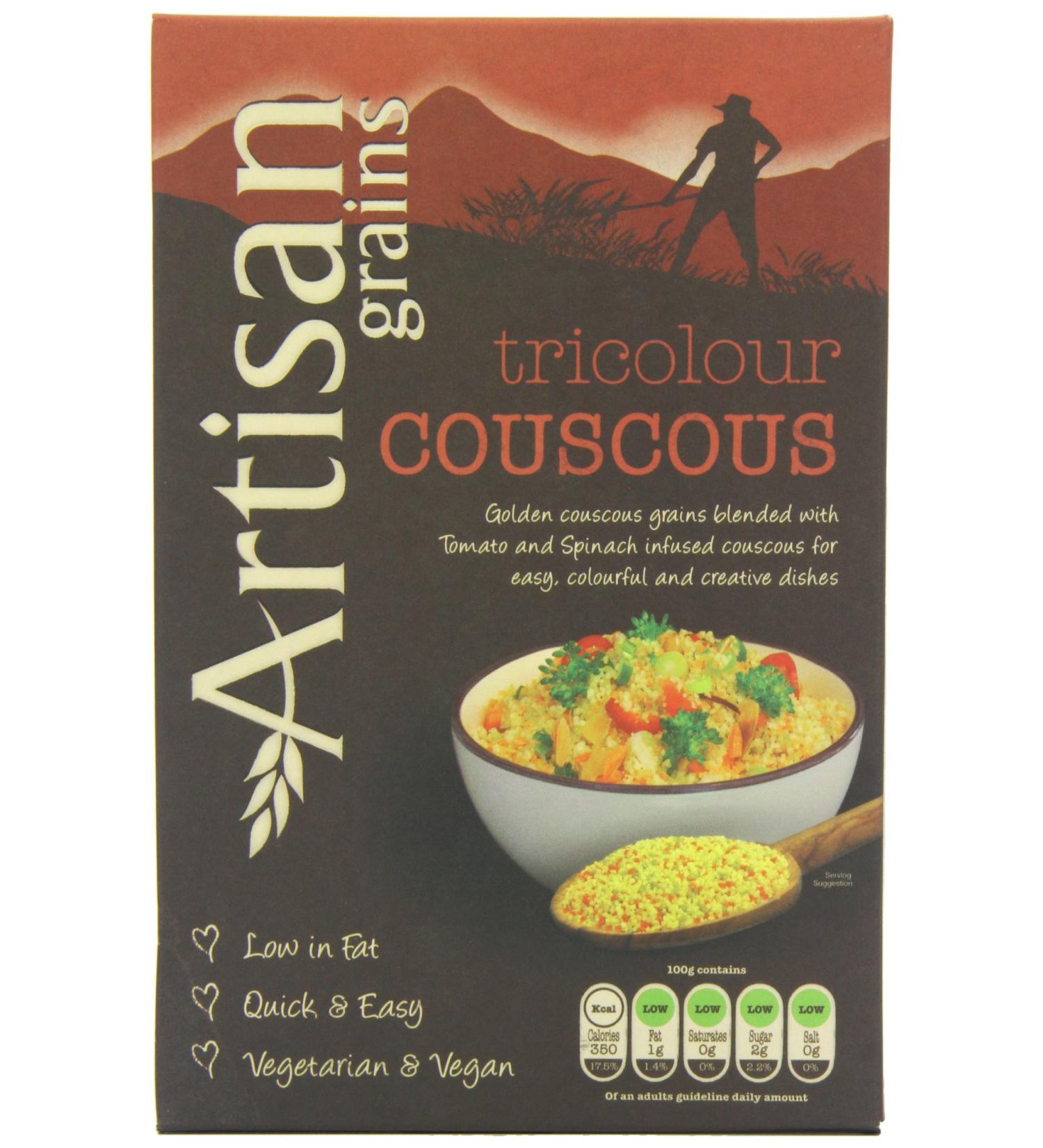 Artisan Tricolour Couscous 200 g - Buy Online on SooperMarket.com