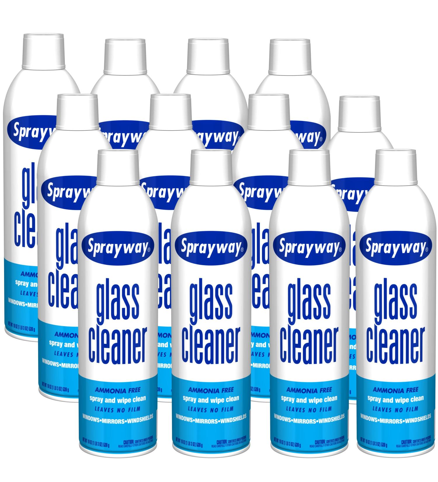 SprayWay SW050-12 Glass Cleaner 19 oz - Pack of 12 | Shop Now for Sparkling Clean Windows - Buy Online on SooperMarket.com