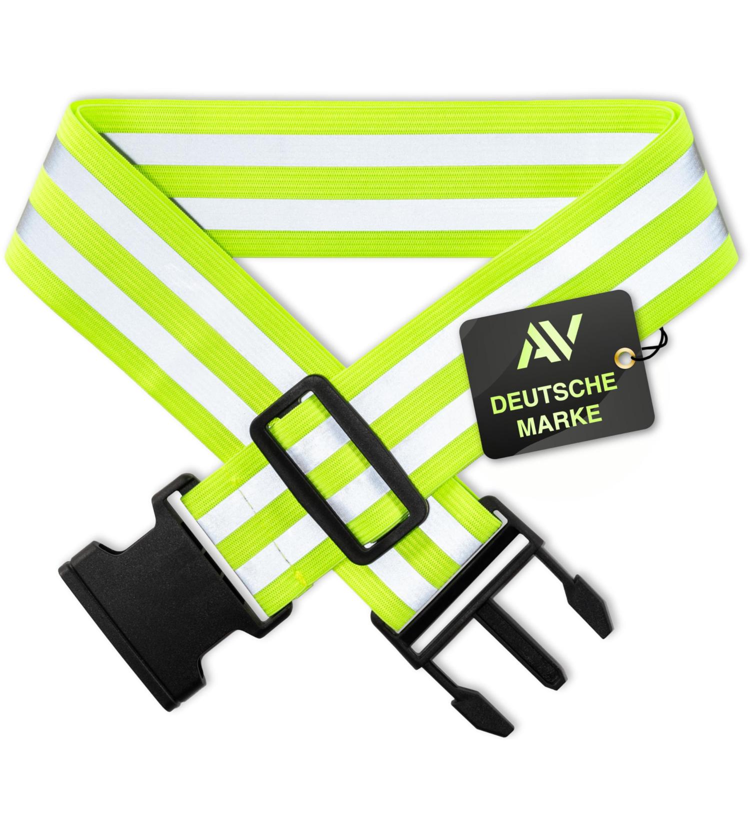 High Visibility Avana Reflector Belt - Safety Reflecting Belt for Jogging & Biking - Yellow Reflector Belt - Buy Online on SooperMarket.com