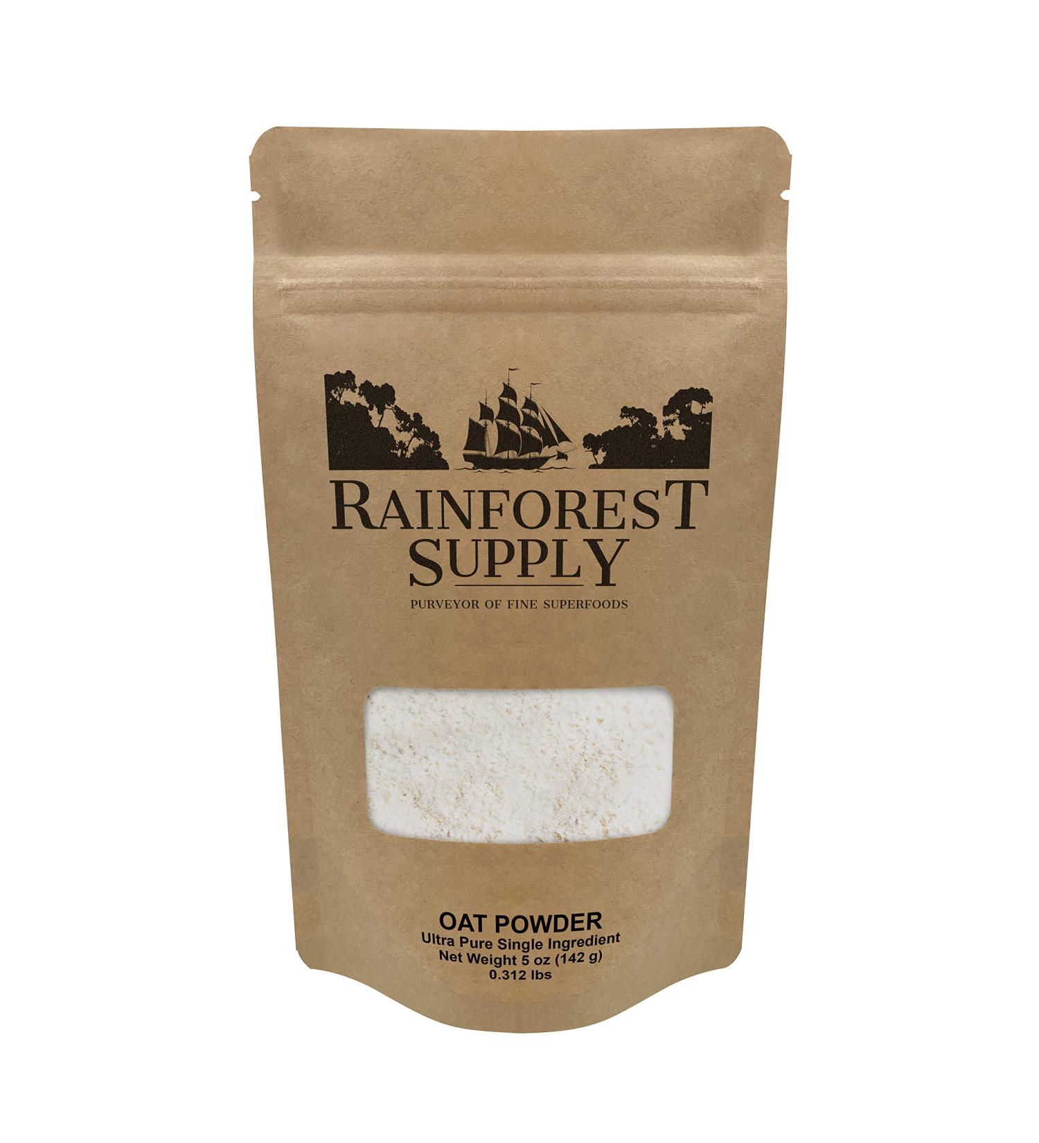 Coarse Oat Powder: Ground, Raw, Gluten-Free Vegan Oats - Ideal for Toppings, Pancakes, Smoothies & Baking - 5 oz - Buy Online on SooperMarket.com