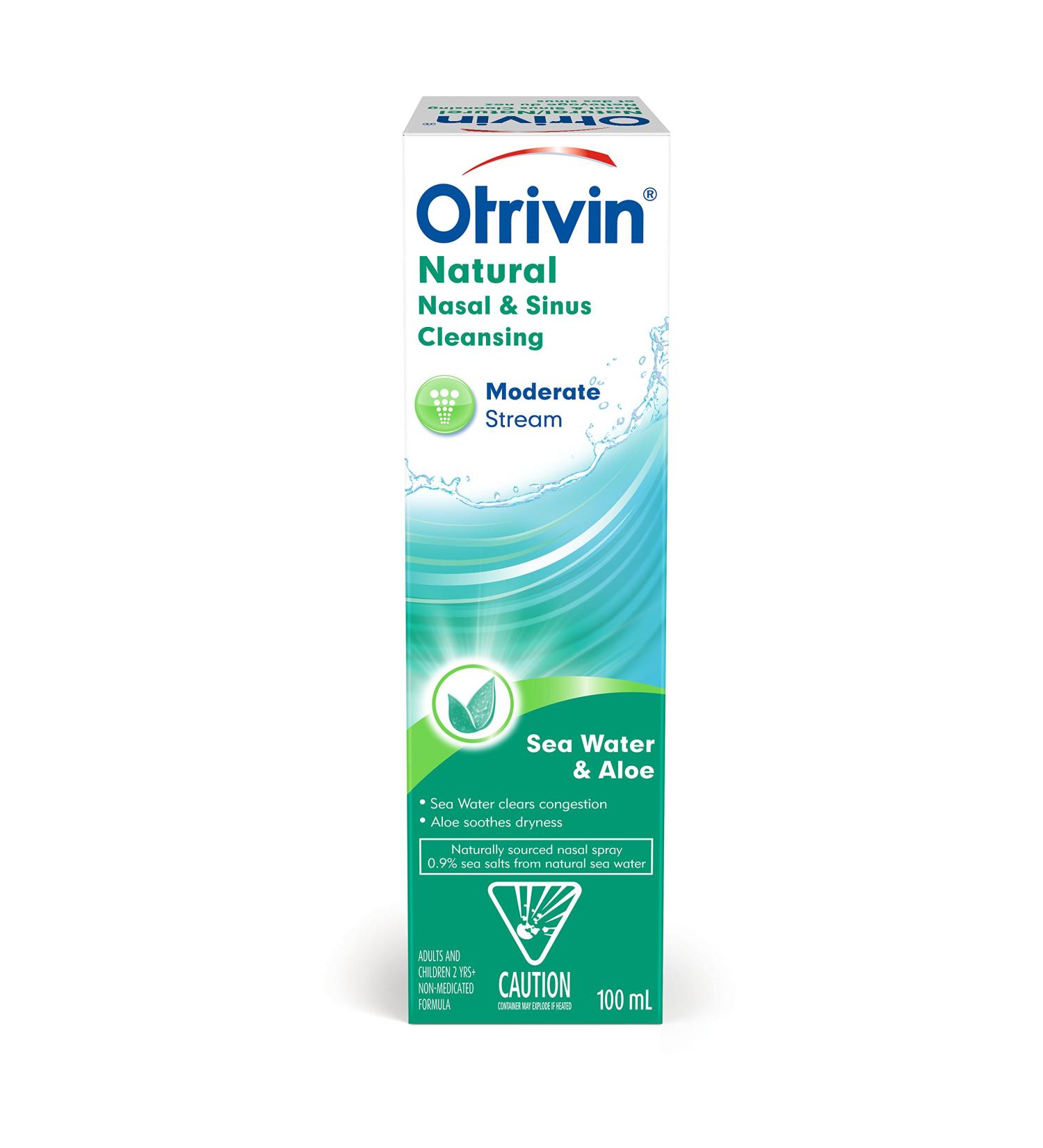 OTRIVIN SALINE Sea Water & Aloe Moderate Stream - Buy Online on SooperMarket.com