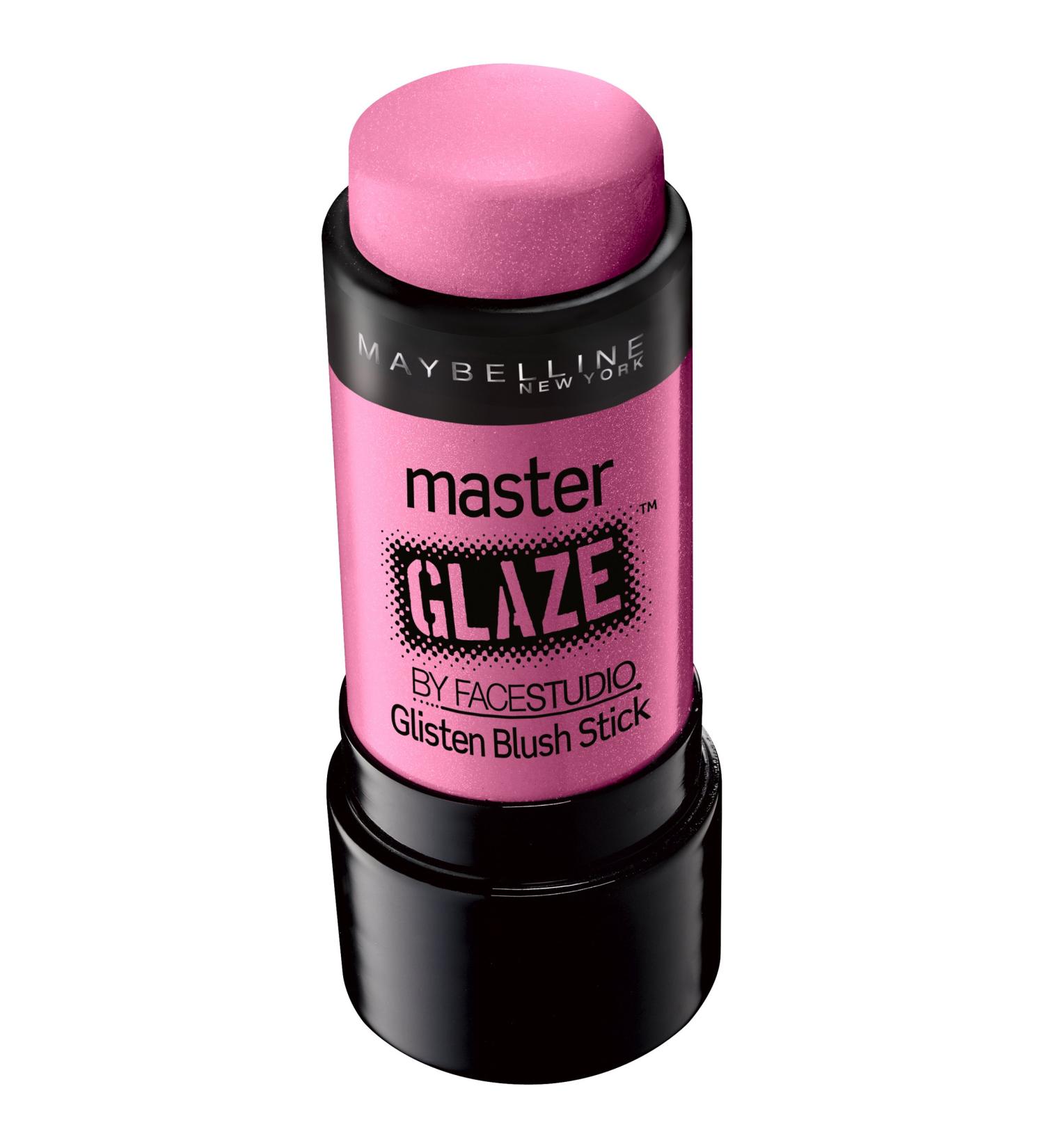 Maybelline New York Face Studio Master Glaze Glisten Blush Stick  Pink Fever  0.24 Ounce