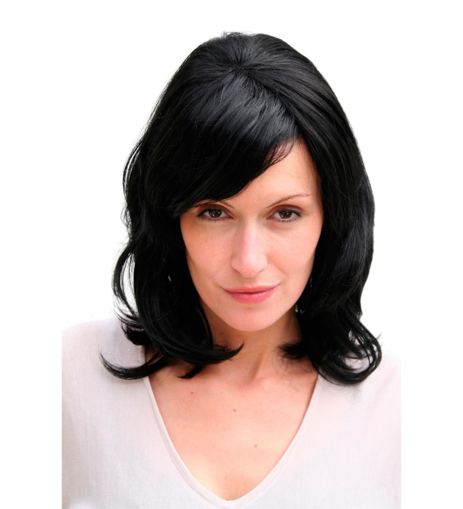 Shop DIVA Jet Black Shoulder Length Wig 2103-1B | 40 cm | International Shipping Available - Buy Online on SooperMarket.com